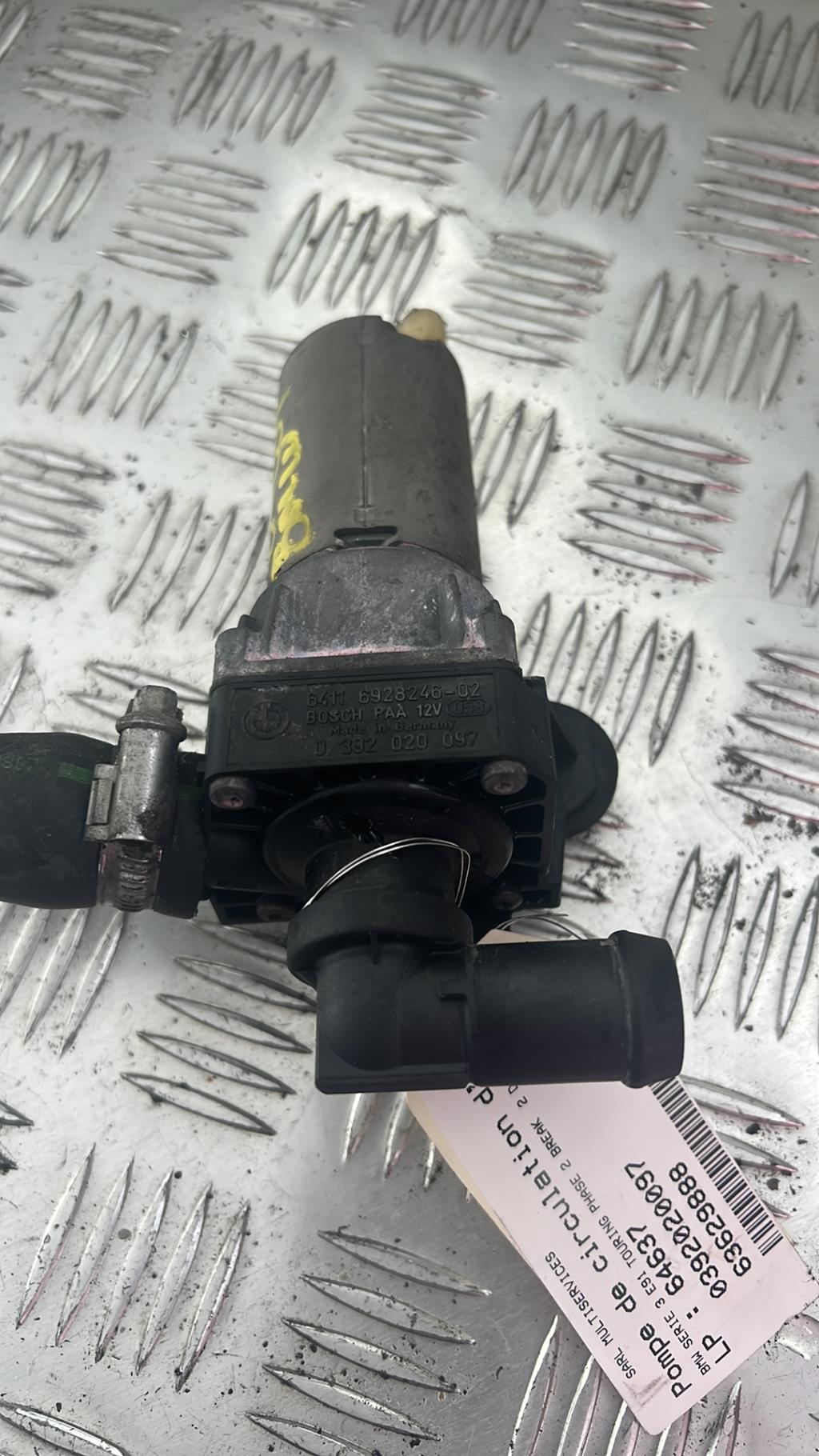 Pompe de circulation d'eau, chauffage auxiliaire BMW SERIE 3 E91 TOURING PHASE 2 BREAK Diesel - 1
