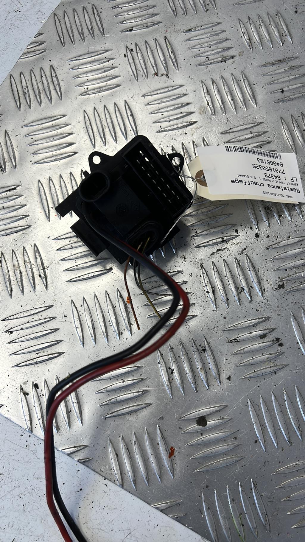Resistance chauffage RENAULT TRAFIC 2 PHASE 1 Diesel - 1