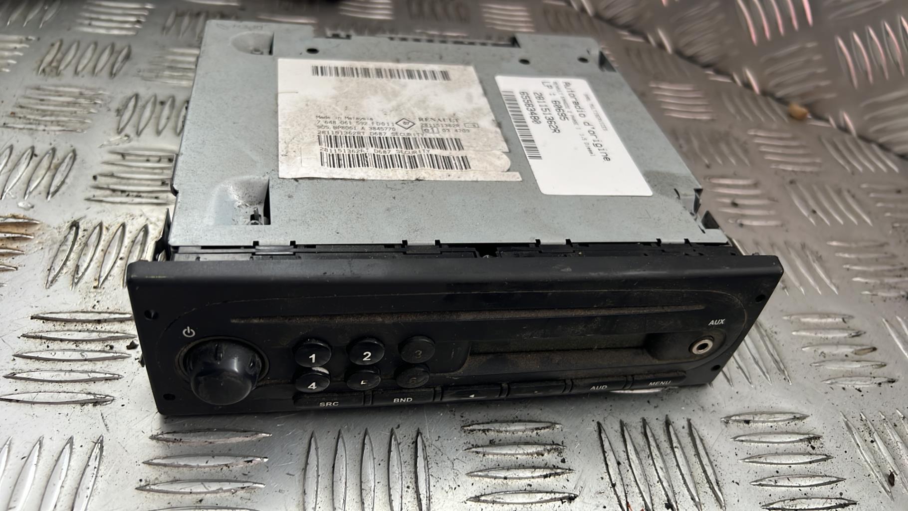 Autoradio originale RENAULT KANGOO 2 PHASE 1 Diésel - 1