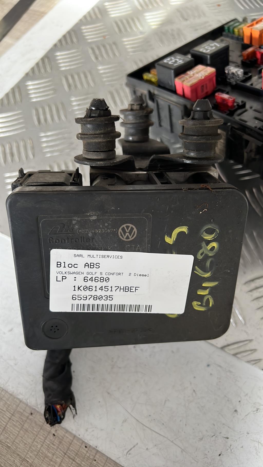 Blocco ABS (antibloccaggio freni) VOLKSWAGEN GOLF 5 Diésel - 1