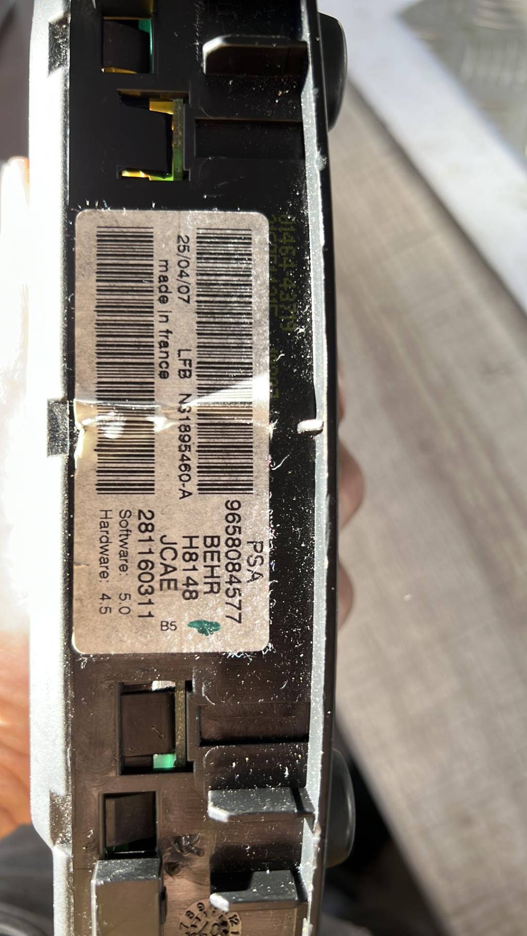 Commande chauffage CITROEN C4 1 PHASE 1 COUPE Diesel - 1