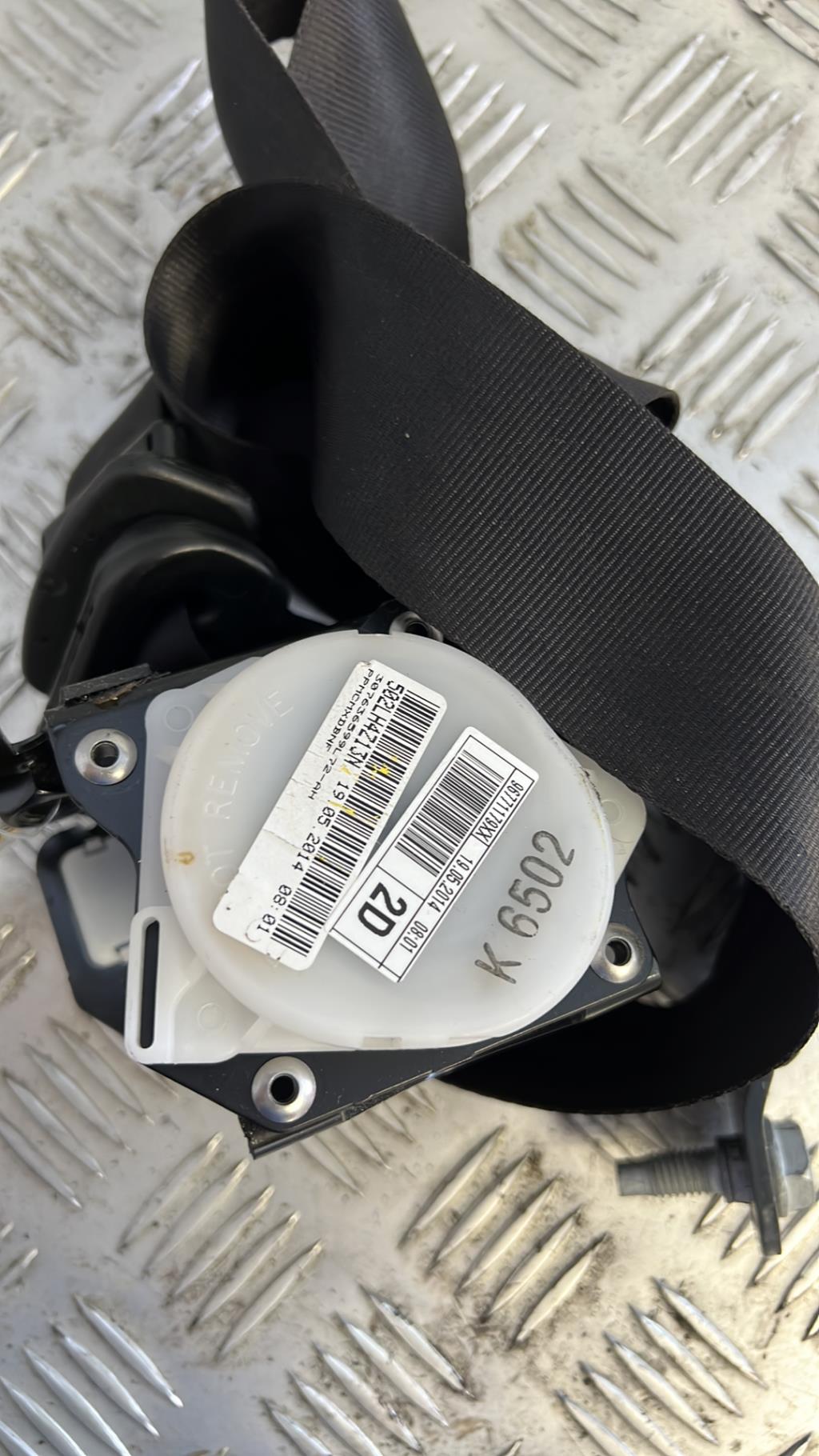Cintura di sicurezza posteriore destra CITROEN C4 GRAND PICASSO 2 PHASE 1 Diésel - 1