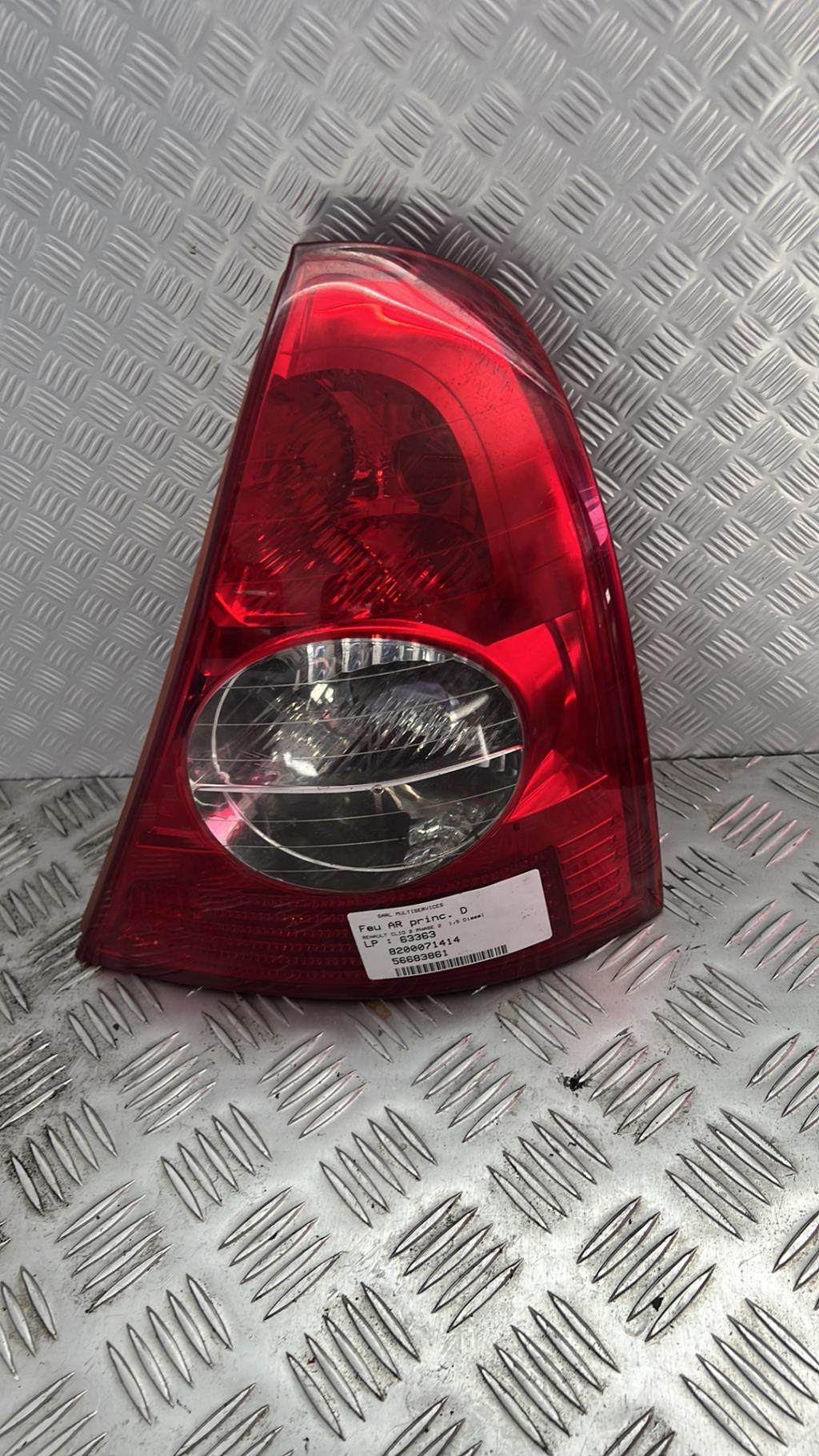 Fanale posteriore principale destro (luci) RENAULT CLIO 2 PHASE 2 Diésel - 1