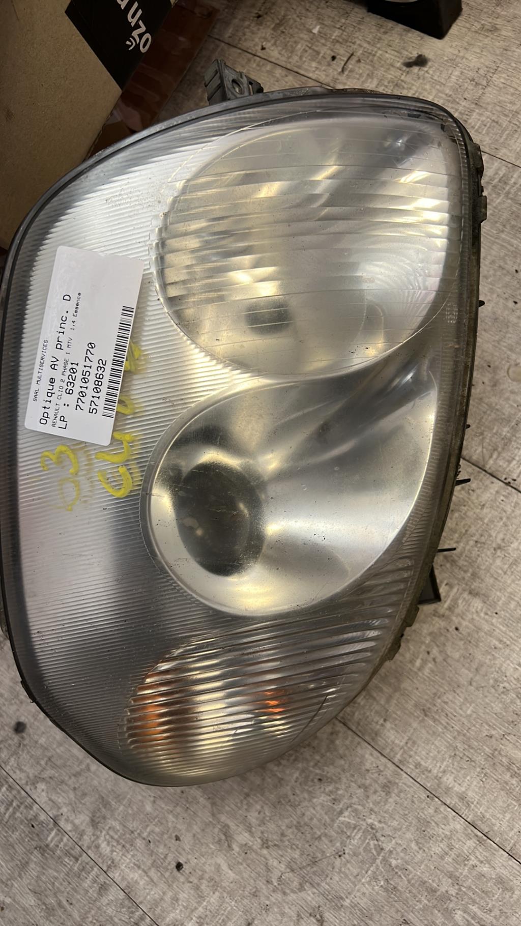 Gruppo ottico anteriore principale destro (luci)(faro) RENAULT CLIO 2 PHASE 1 Gasolina - 1