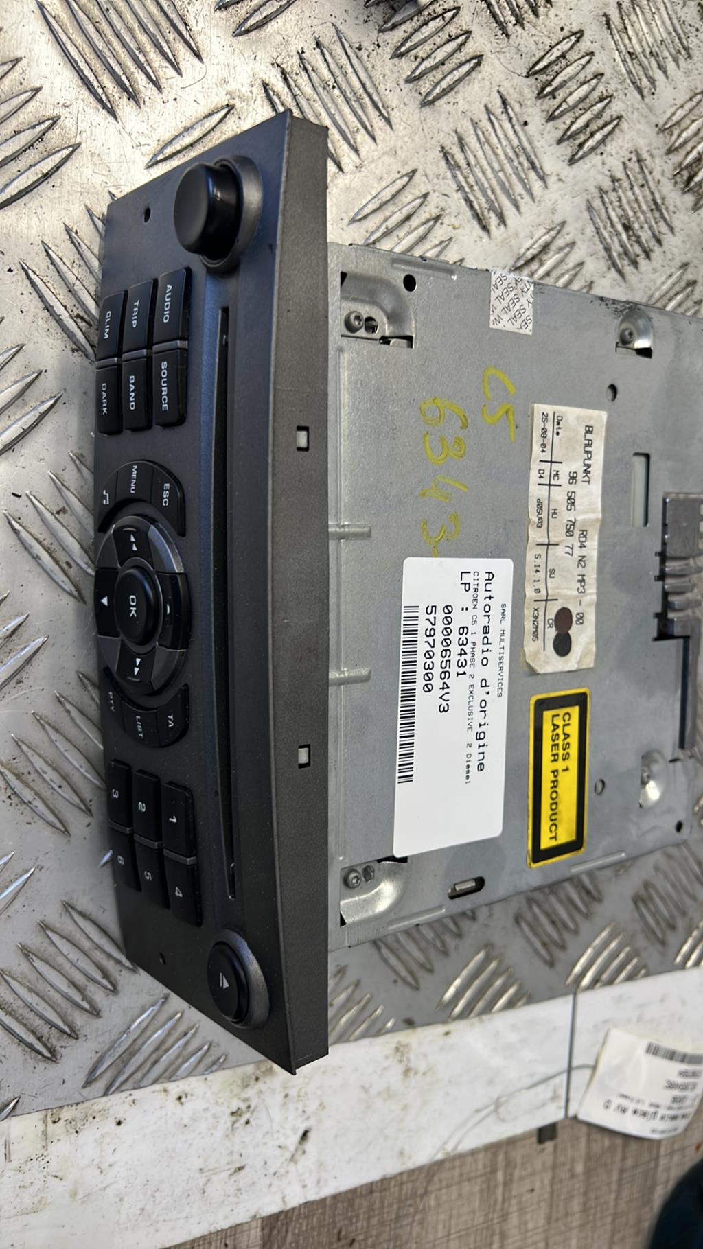 Autoradio originale CITROEN C5 1 PHASE 2 Diésel - 1