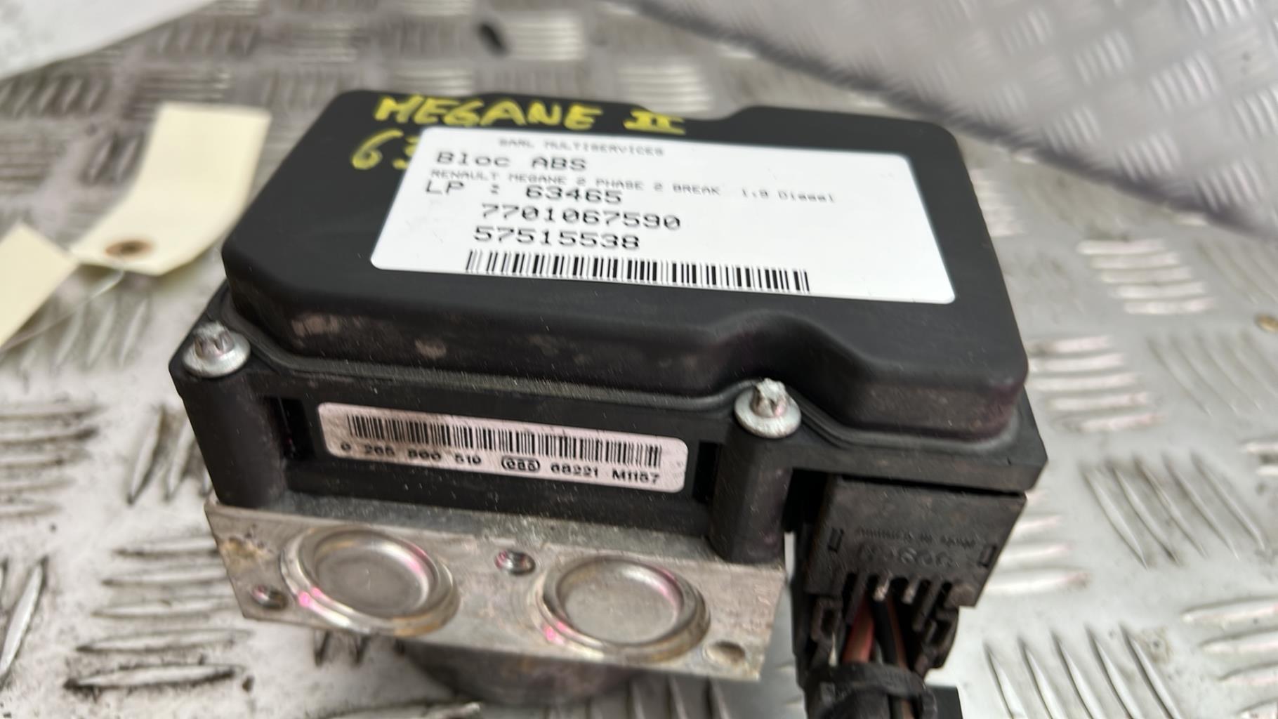 Blocco ABS (antibloccaggio freni) RENAULT MEGANE 2 PHASE 2 BREAK Diésel - 1