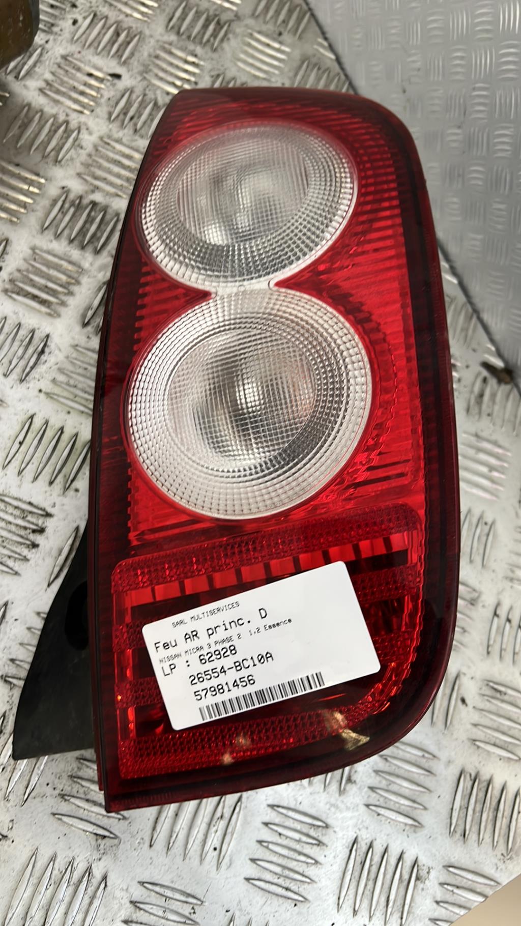 Fanale posteriore principale destro (luci) NISSAN MICRA 3 PHASE 2 Gasolina - 1