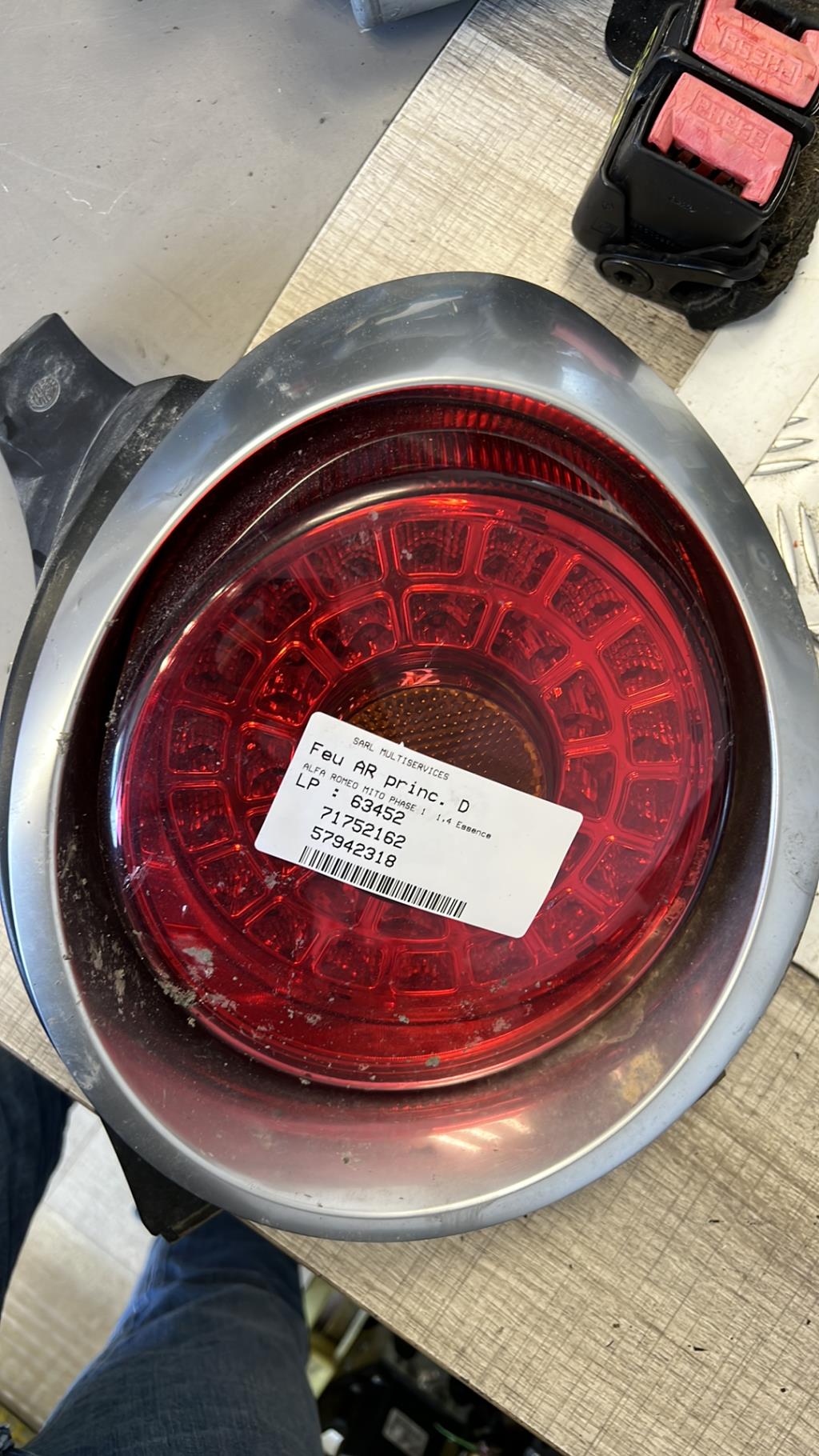 Fanale posteriore principale destro (luci) ALFA ROMEO MITO PHASE 1 Gasolina - 1