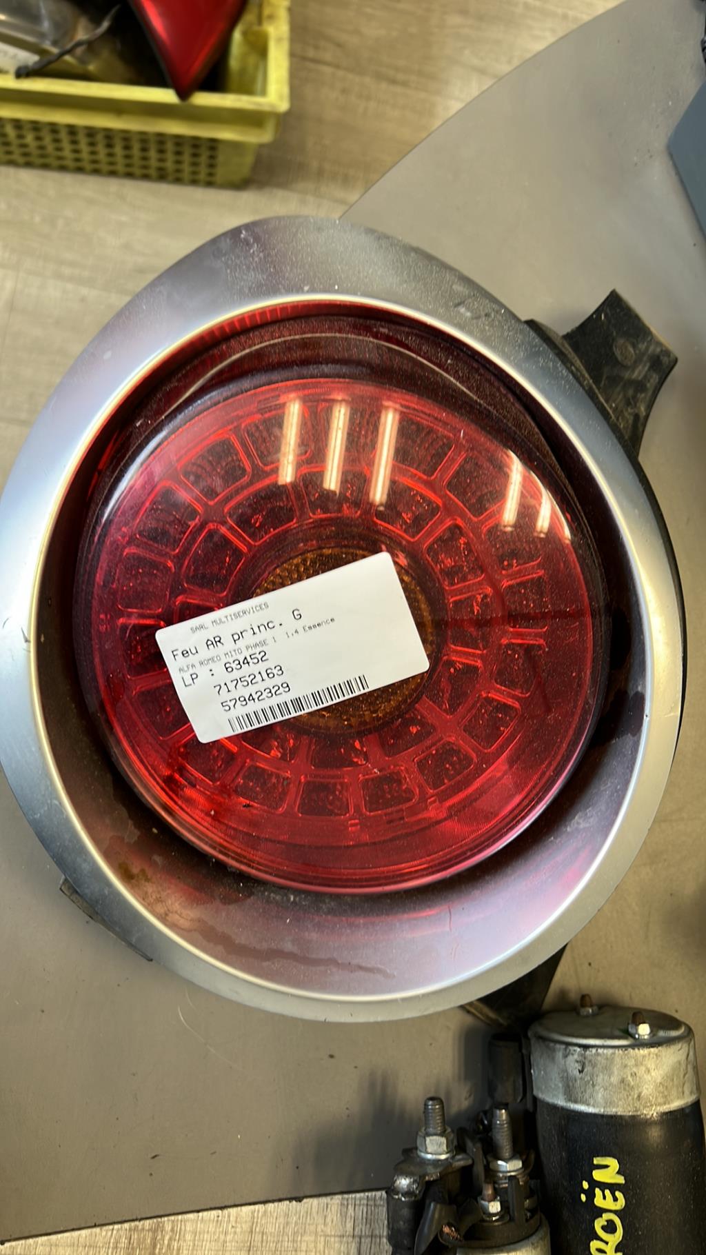 Fanale posteriore principale sinistro (luci) ALFA ROMEO MITO PHASE 1 Gasolina - 1
