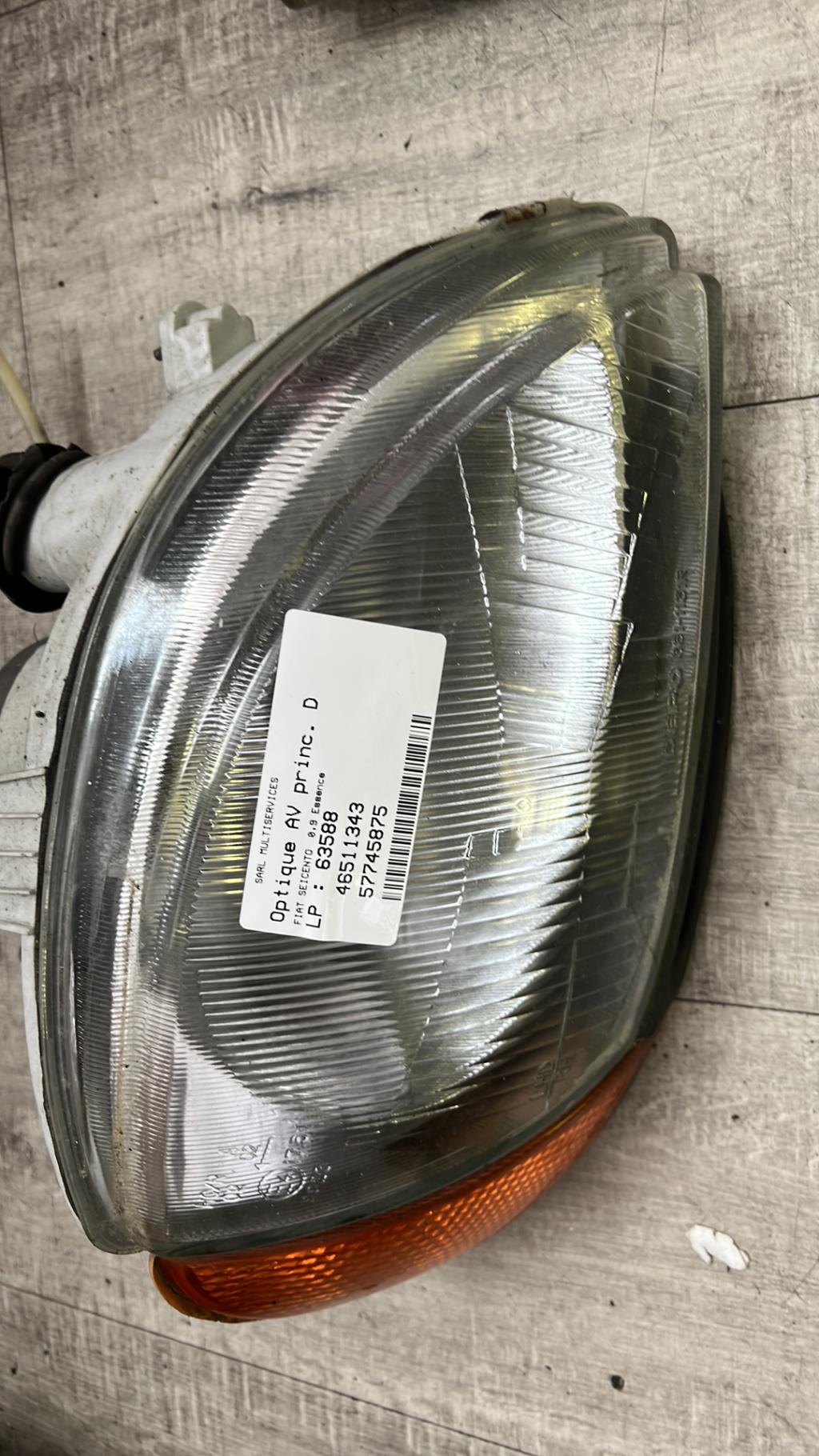 Gruppo ottico anteriore principale destro (luci)(faro) FIAT SEICENTO Gasolina - 1