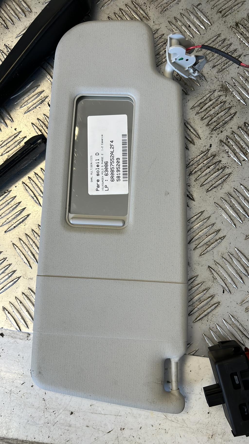 Visiera parasole destra VOLKSWAGEN POLO 5 PHASE 2 Gasolina - 1