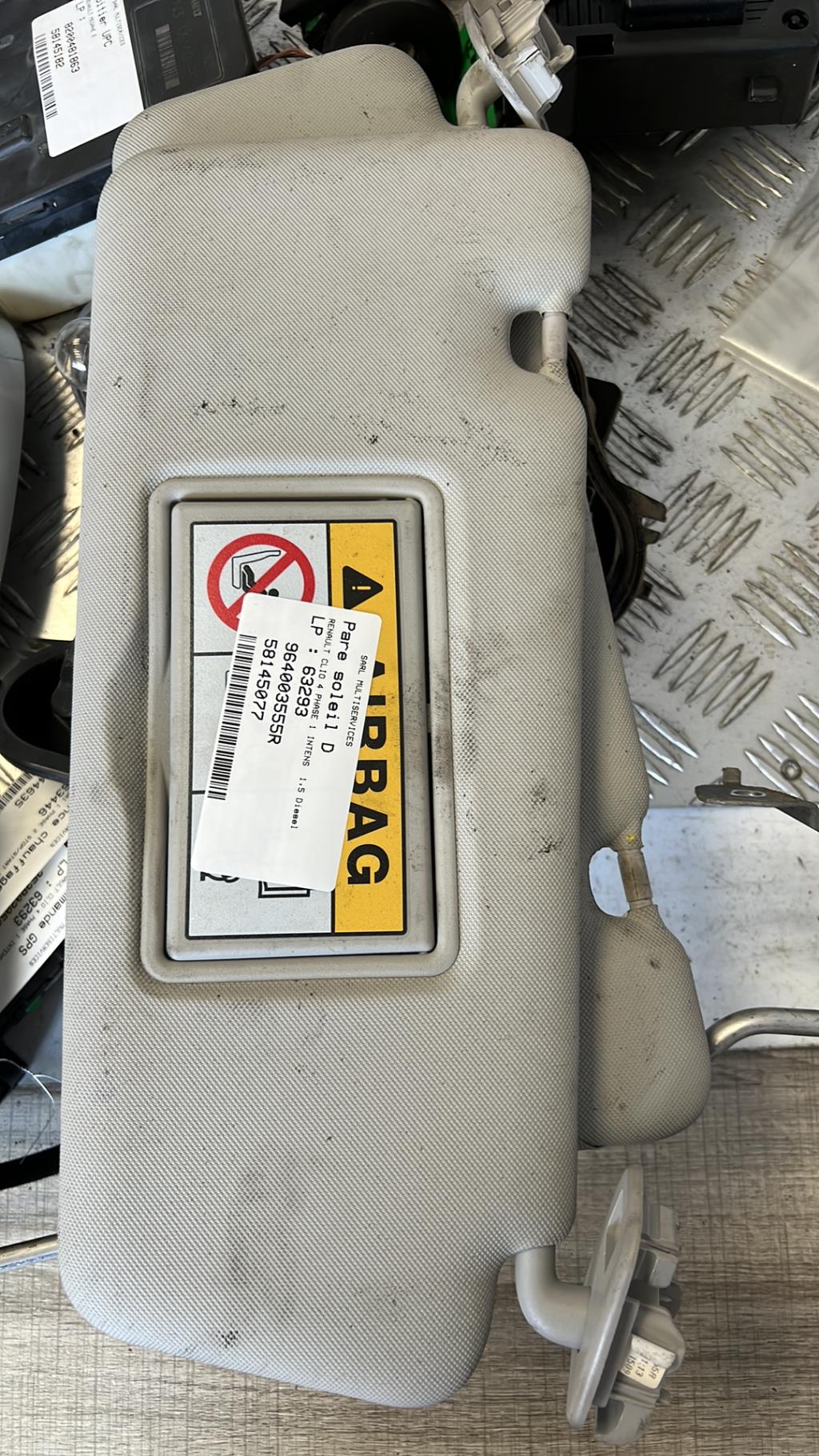 Visiera parasole destra RENAULT CLIO 4 PHASE 1  - 1