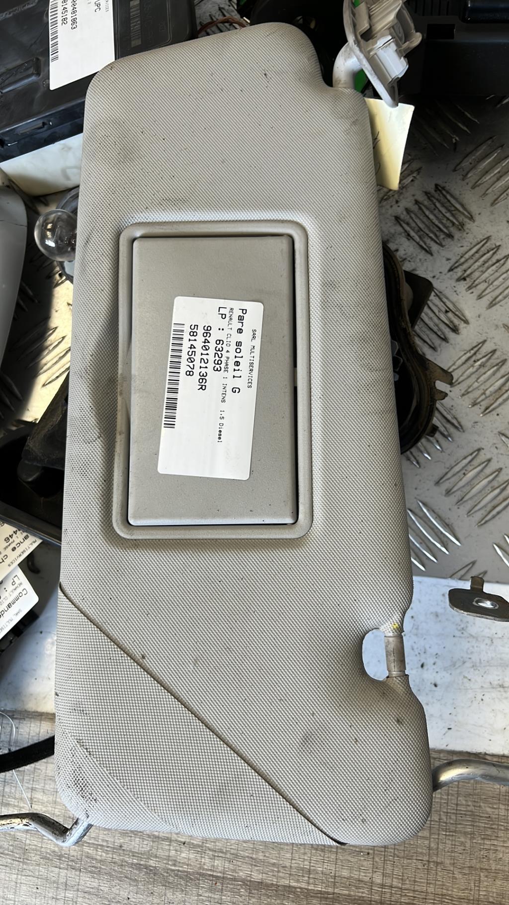 Visiera parasole sinistra RENAULT CLIO 4 PHASE 1  - 1
