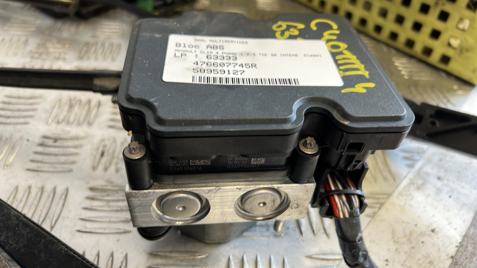 Blocco ABS (antibloccaggio freni) RENAULT CLIO 4 PHASE 1 Diésel - 1