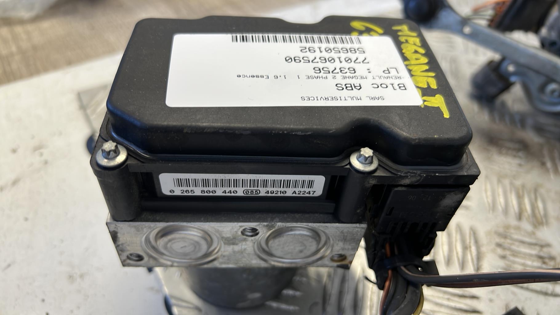Blocco ABS (antibloccaggio freni) RENAULT MEGANE 2 PHASE 1 Gasolina - 1