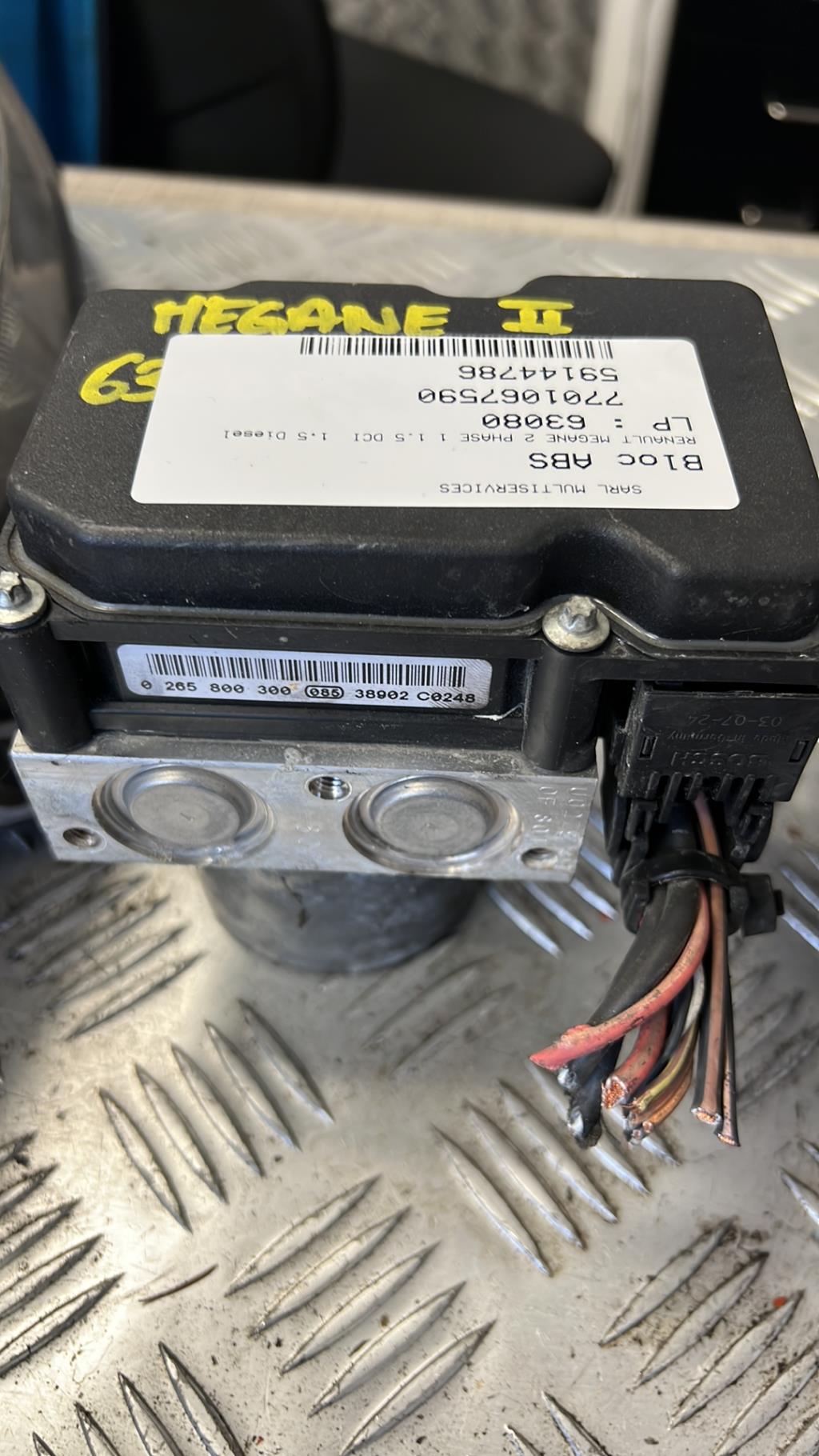 Blocco ABS (antibloccaggio freni) RENAULT MEGANE 2 PHASE 1 Diésel - 1