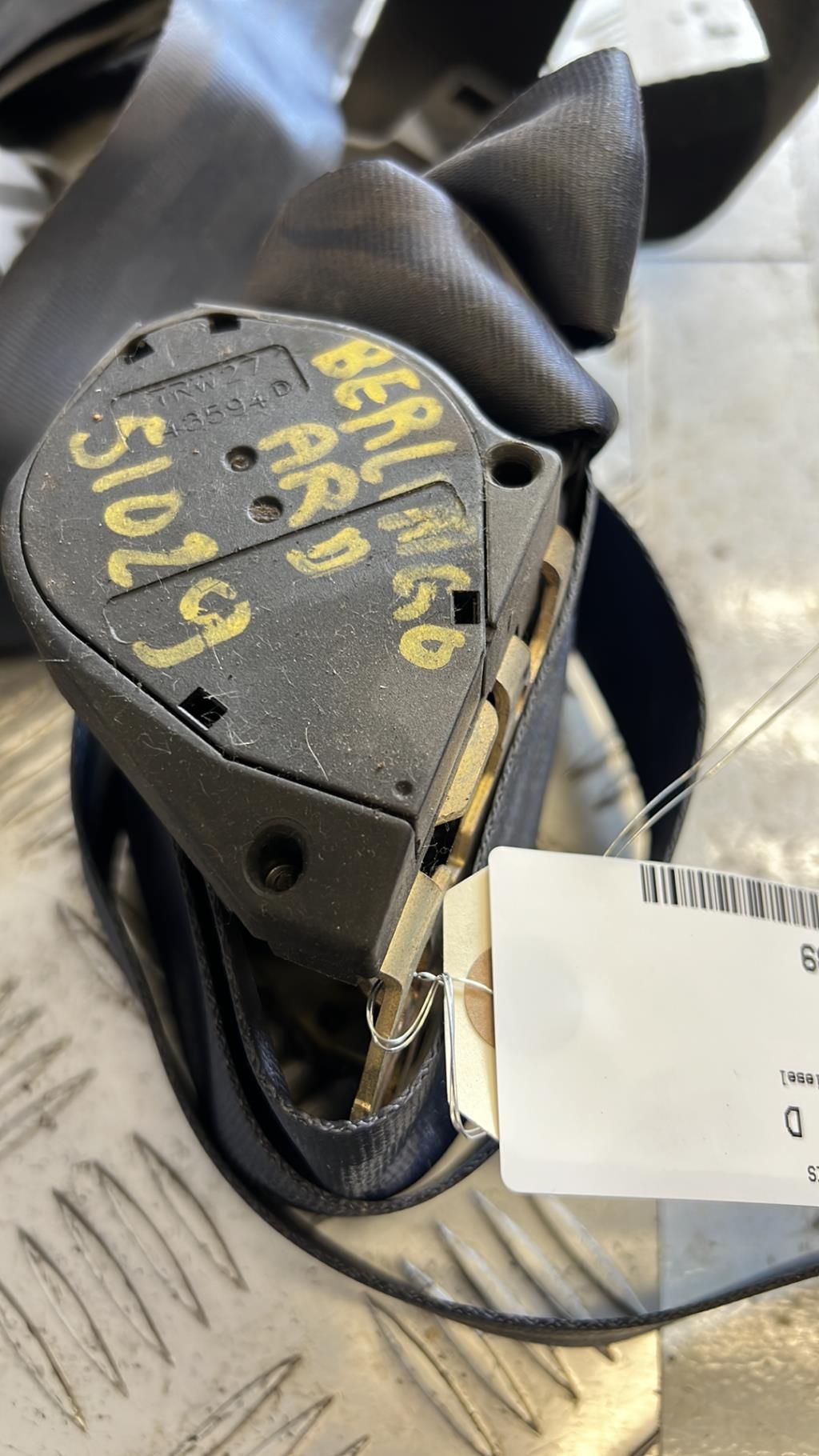 Cintura di sicurezza posteriore destra CITROEN BERLINGO 1 PHASE 2  - 1