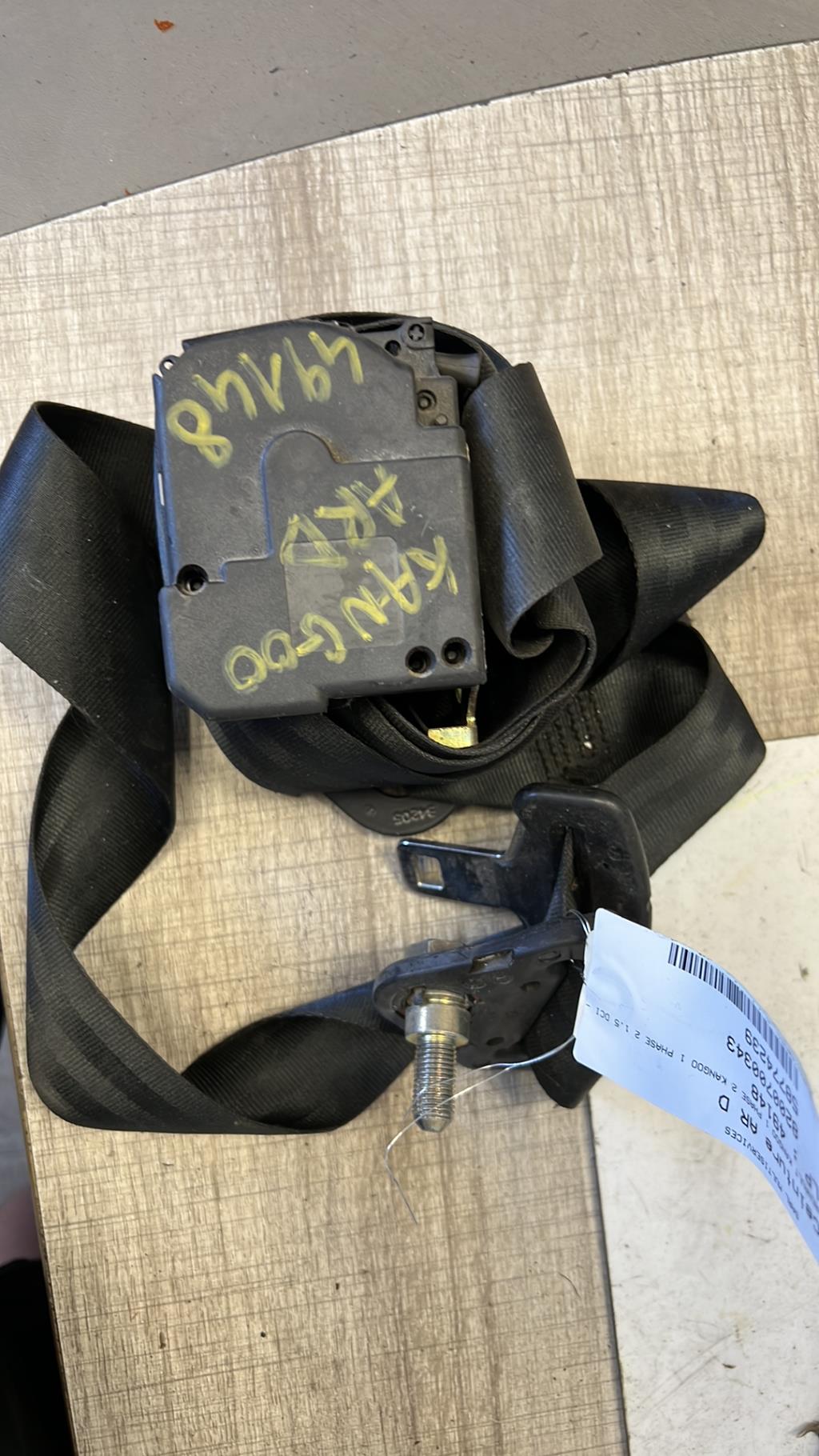 Cintura di sicurezza posteriore destra RENAULT KANGOO 1 PHASE 2 Diésel - 1