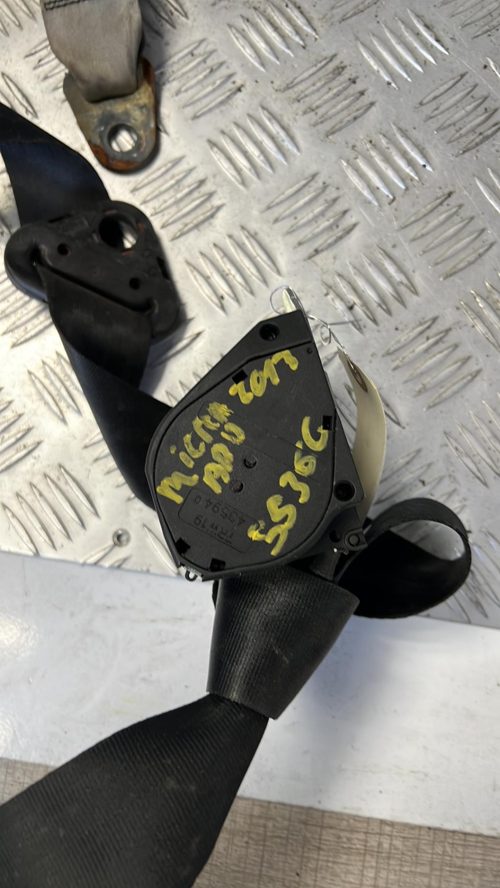 Cintura di sicurezza posteriore destra NISSAN MICRA 3 PHASE 2 Gasolina - 1