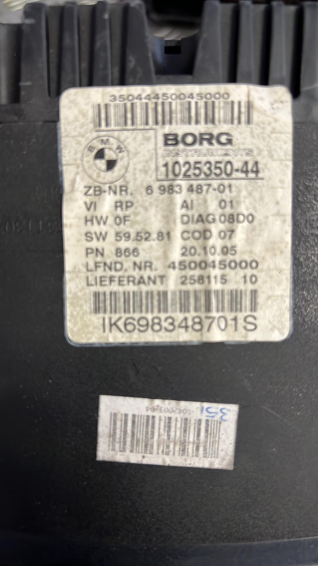 Compteur BMW SERIE 3 E90 PHASE 1 Diesel - 1