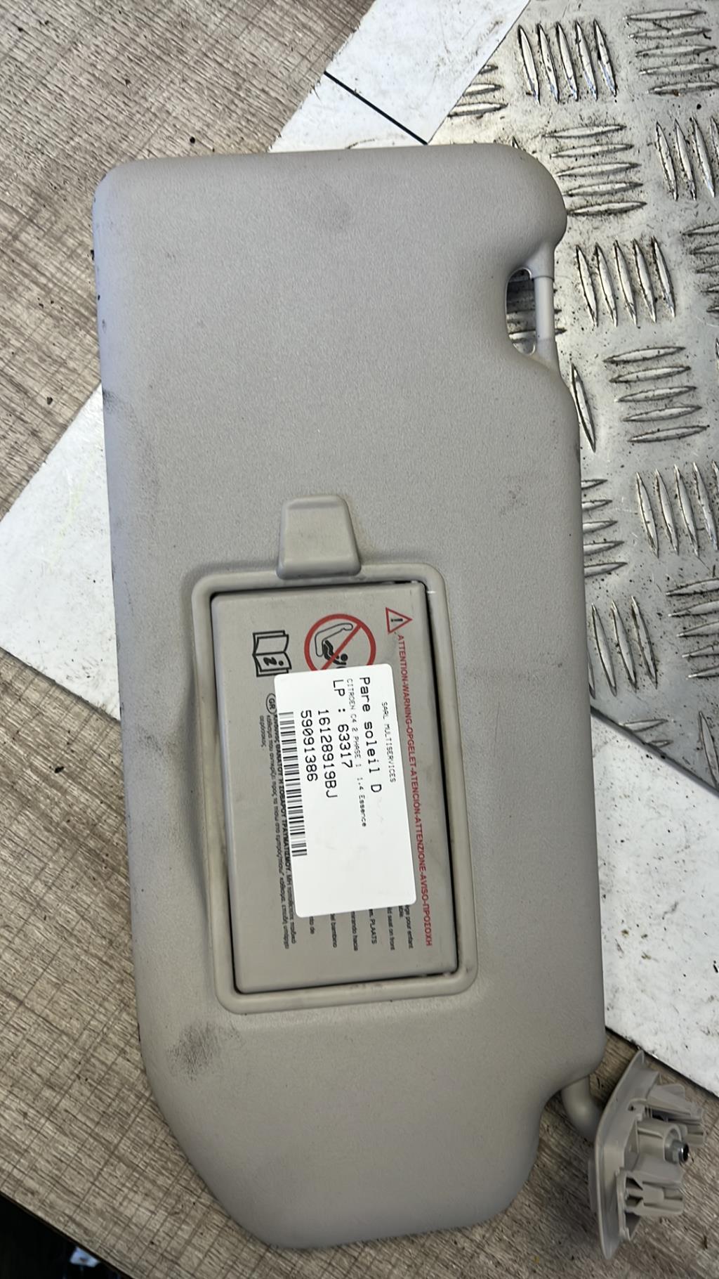 Visiera parasole destra CITROEN C4 2 PHASE 1 Gasolina - 1