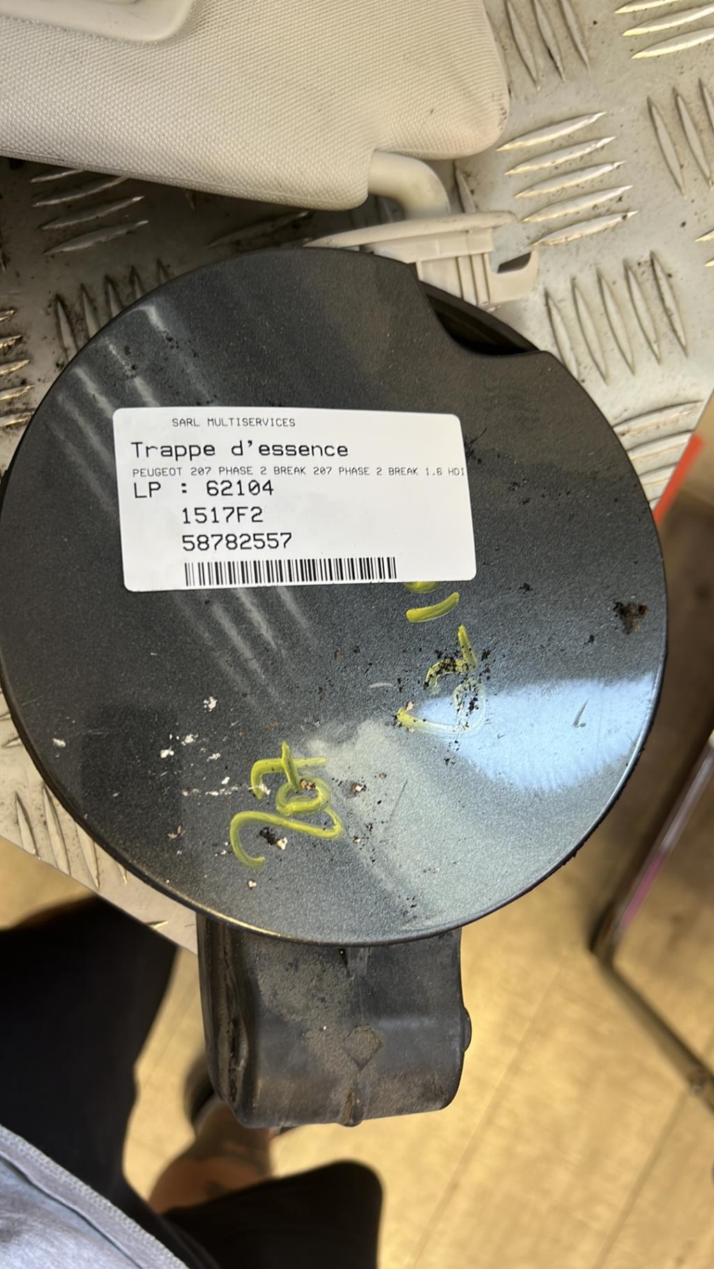 Trappe d'essence PEUGEOT 207 PHASE 2 BREAK Diesel - 1