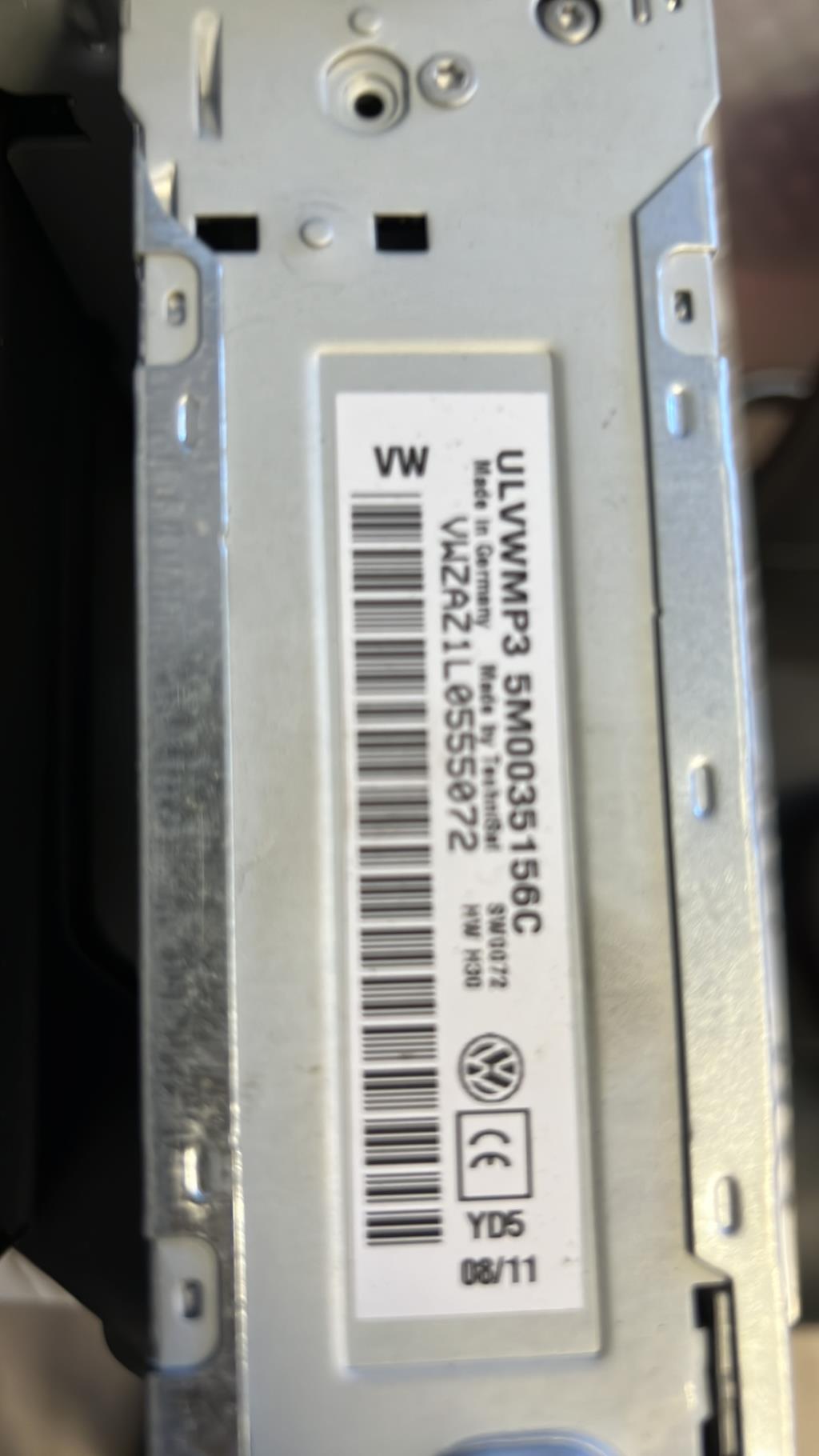 Autoradio originale VOLKSWAGEN POLO 5 PHASE 1 Diésel - 1
