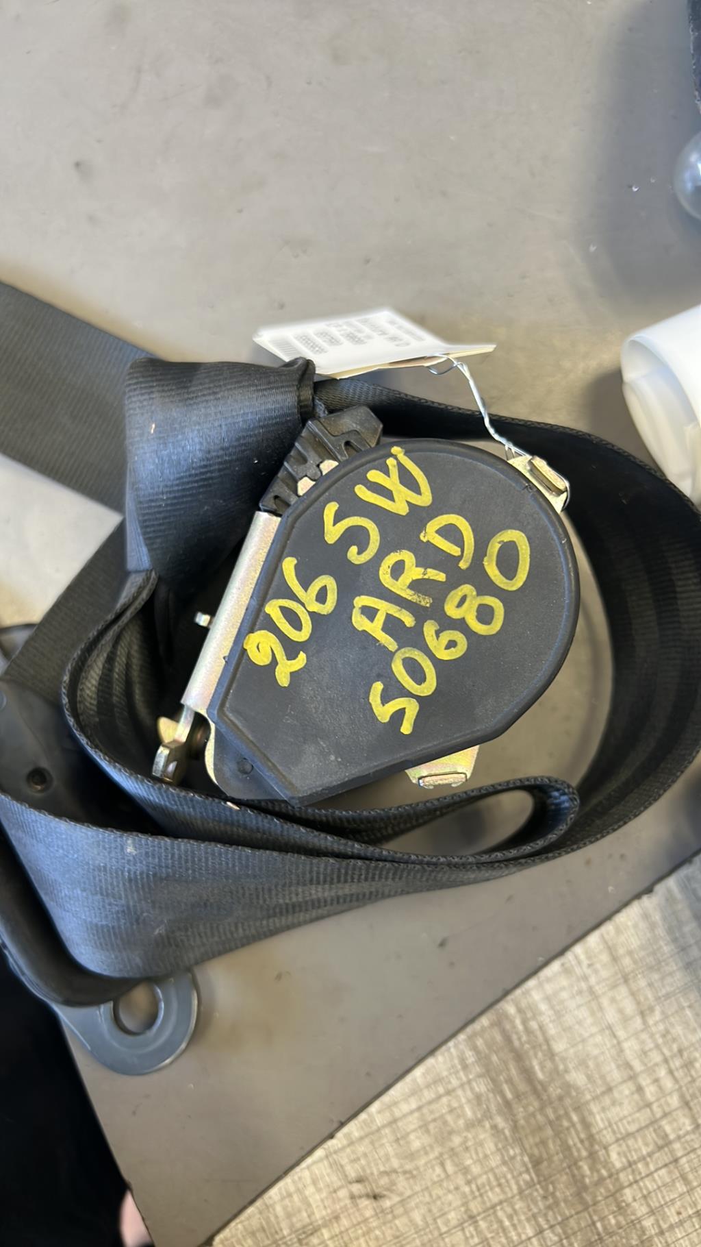 Cintura di sicurezza posteriore destra PEUGEOT 206+ Gasolina - 1