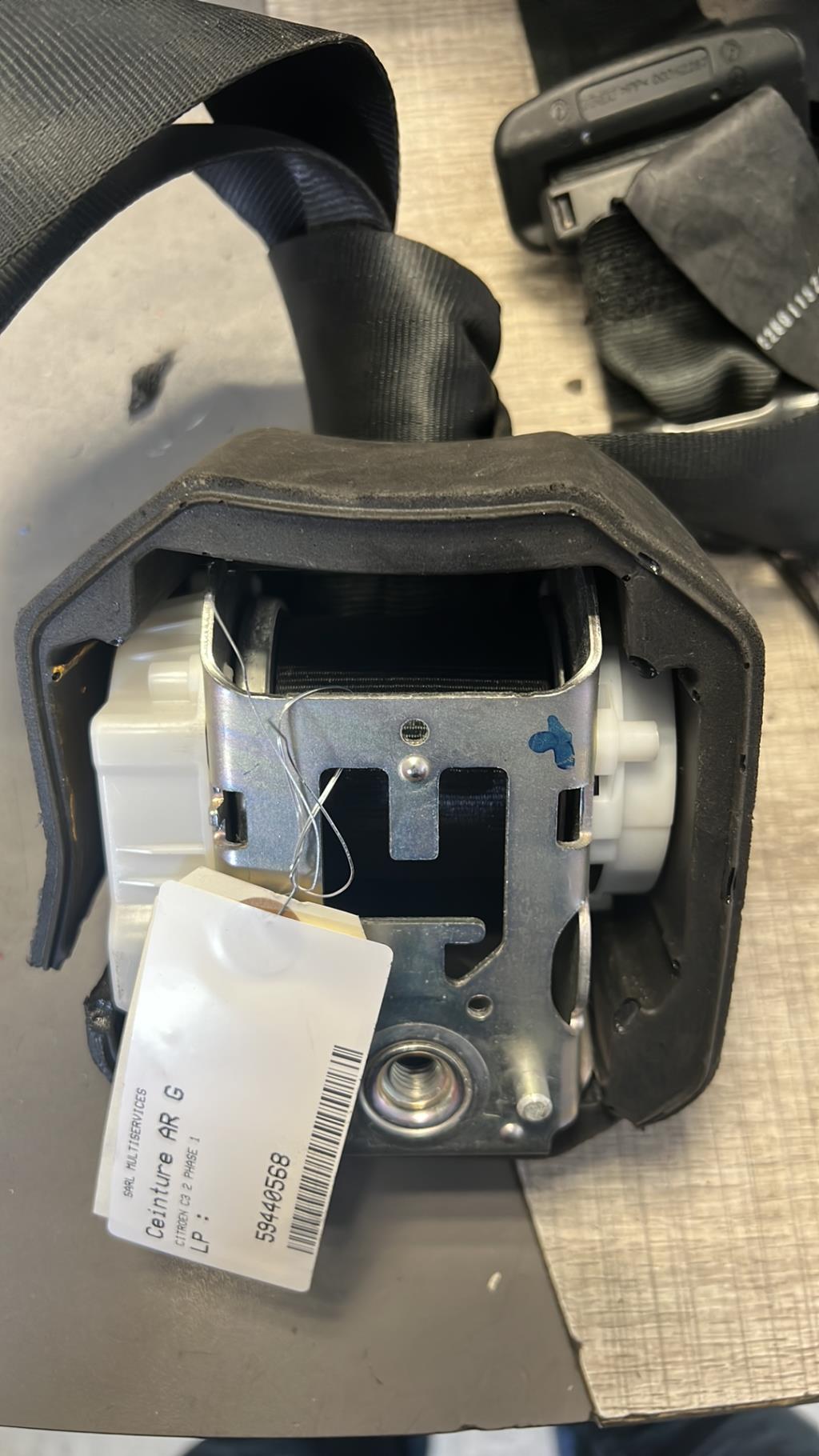 Cintura di sicurezza posteriore sinistra CITROEN C3 2 PHASE 1 Gasolina - 1