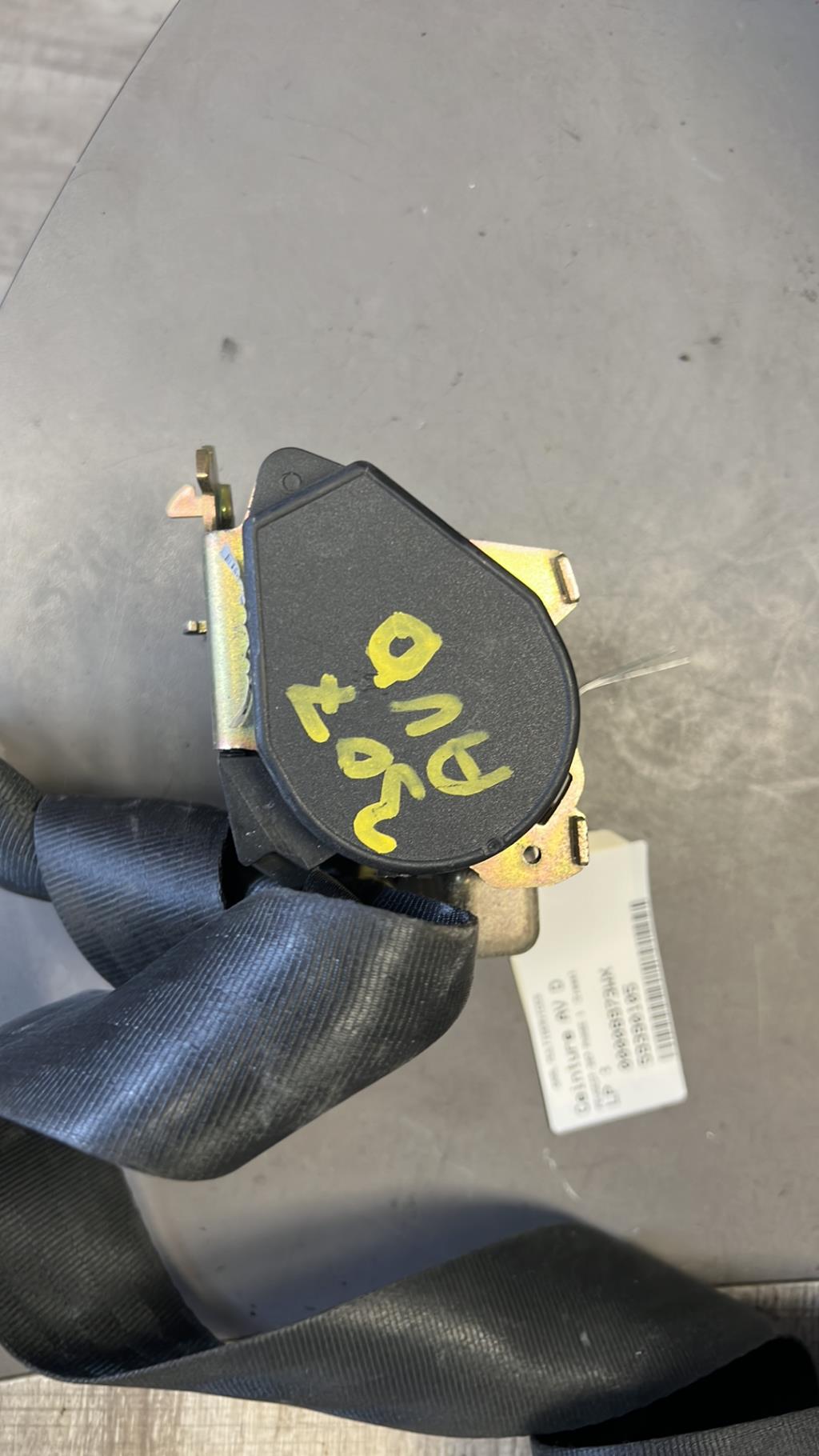 Cintura di sicurezza anteriore destra PEUGEOT 307 PHASE 1 Diésel - 1