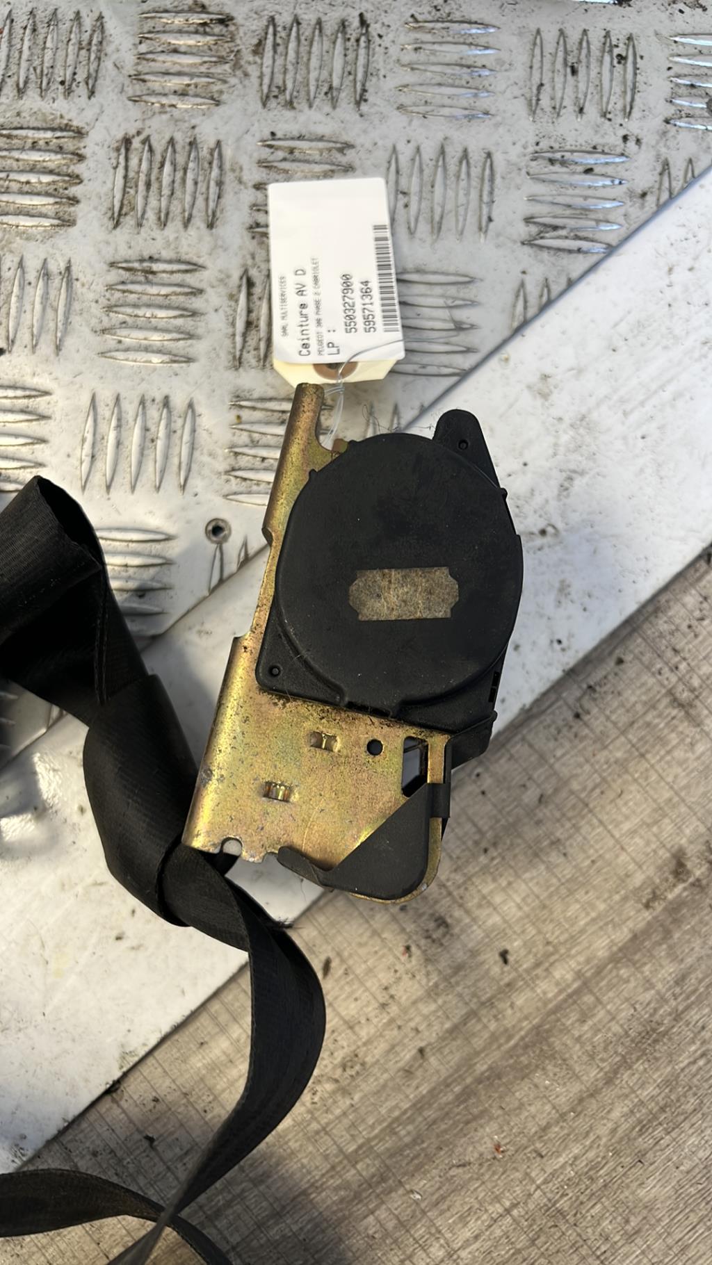 Cintura di sicurezza anteriore destra PEUGEOT 306 PHASE 2 CABRIOLET  - 1