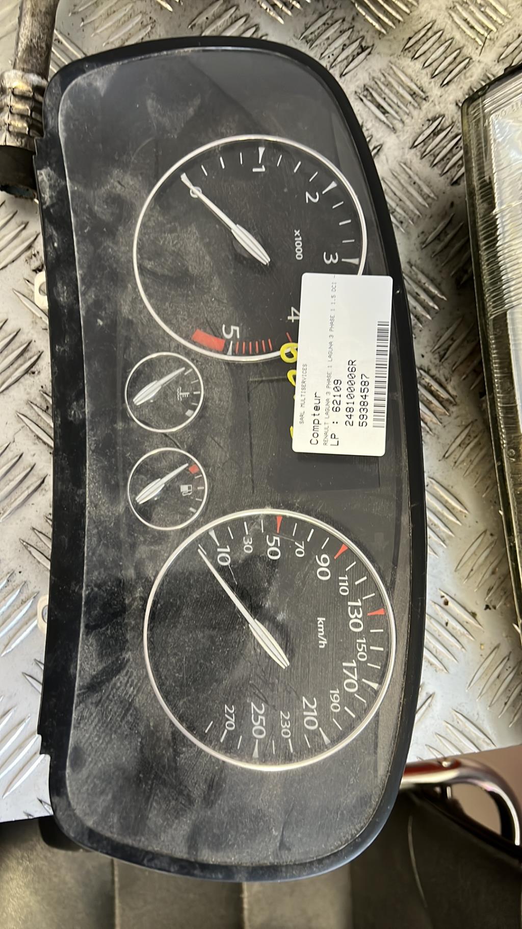 Compteur RENAULT LAGUNA 3 PHASE 1 Diesel - 1