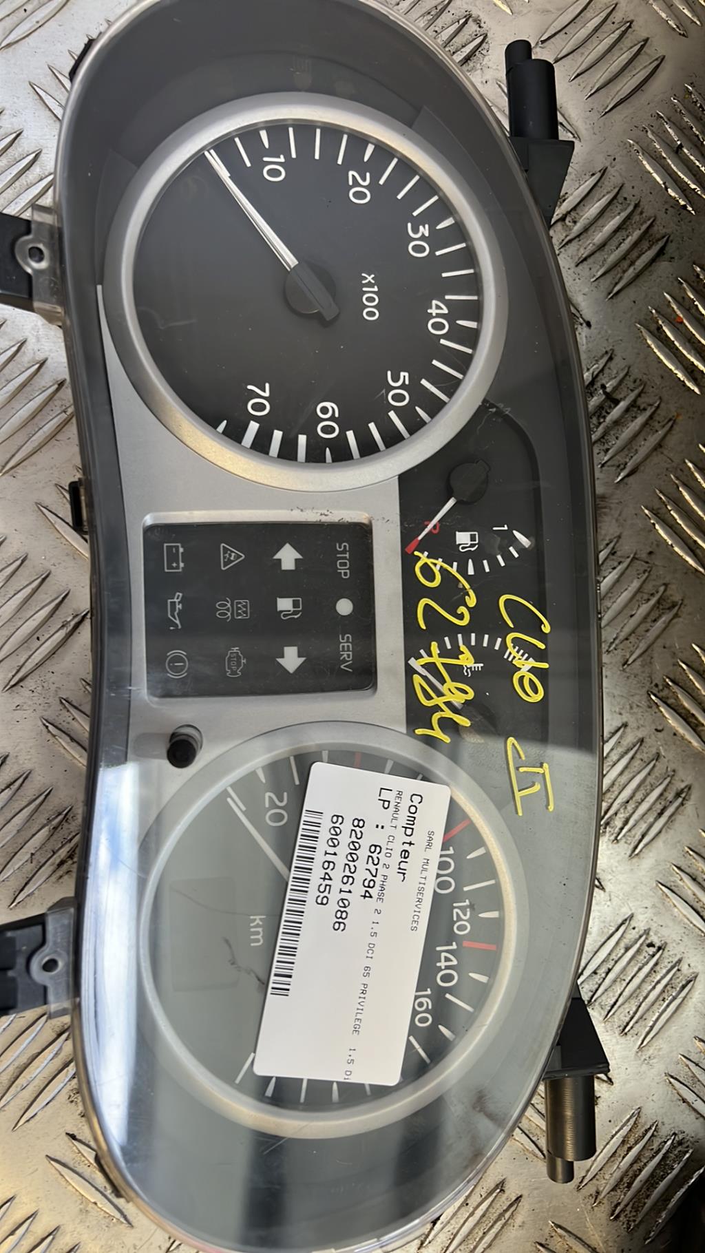 Compteur RENAULT CLIO 2 PHASE 2 Diesel - 1