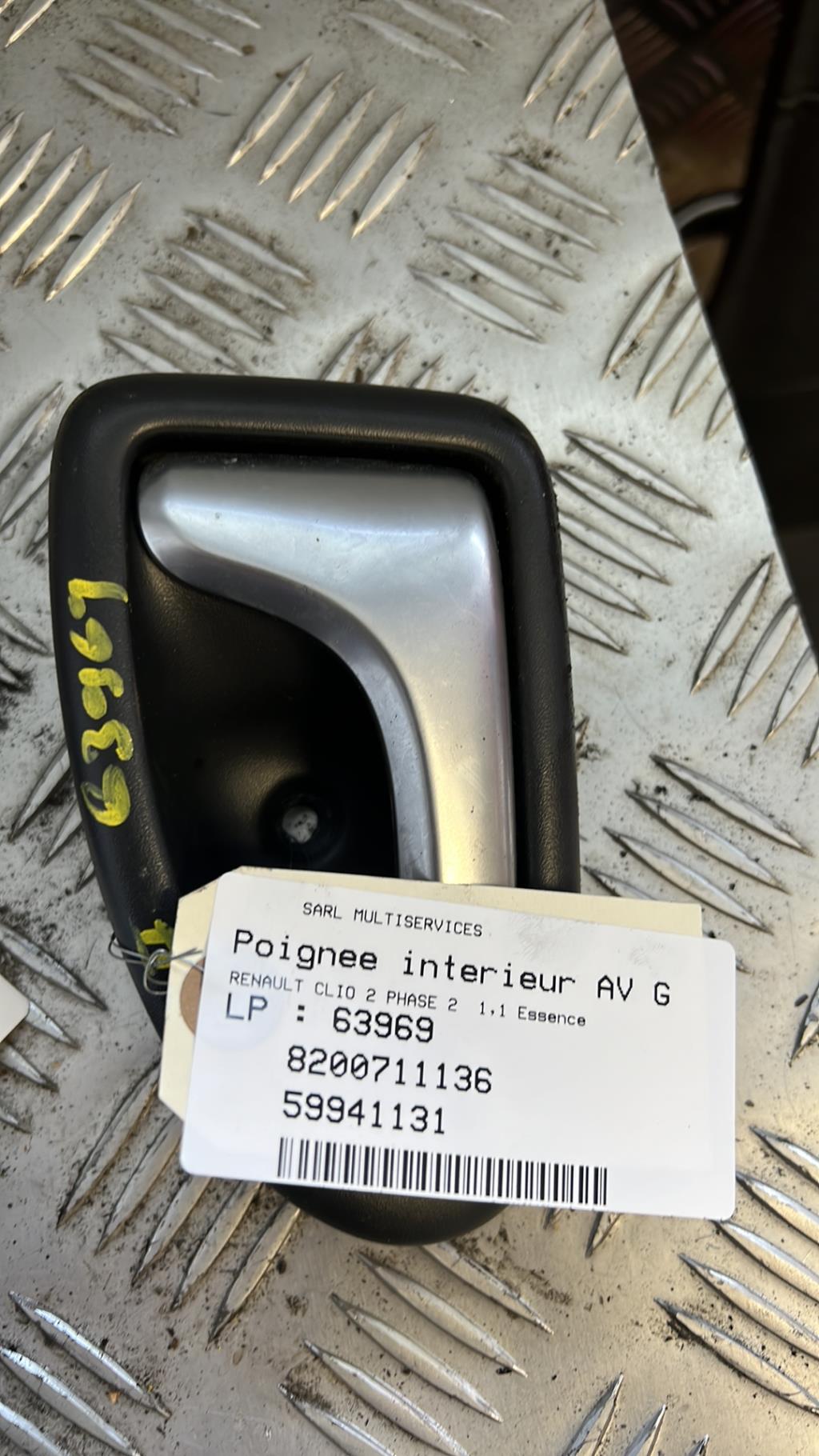 Maniglia interna anteriore destra RENAULT CLIO 2 PHASE 2 Gasolina - 1