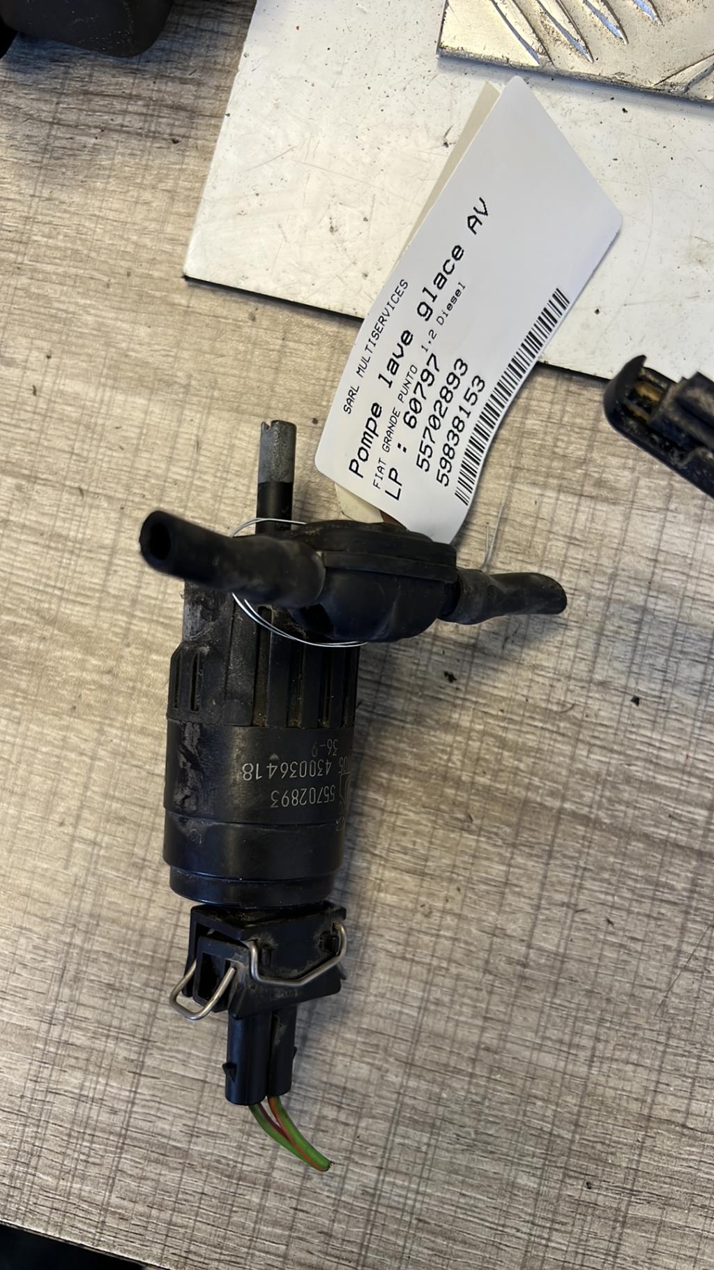 Pompa lavacristalli anteriore FIAT GRANDE PUNTO Diésel - 1