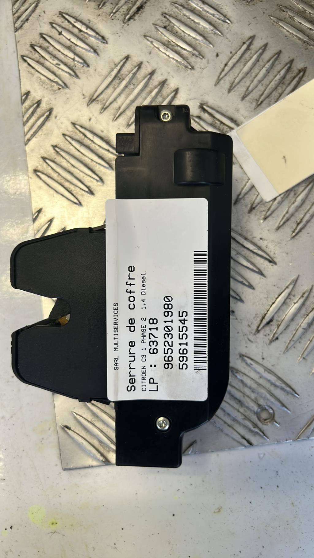 Serrure de coffre CITROEN C3 1 PHASE 2 Diesel - 1