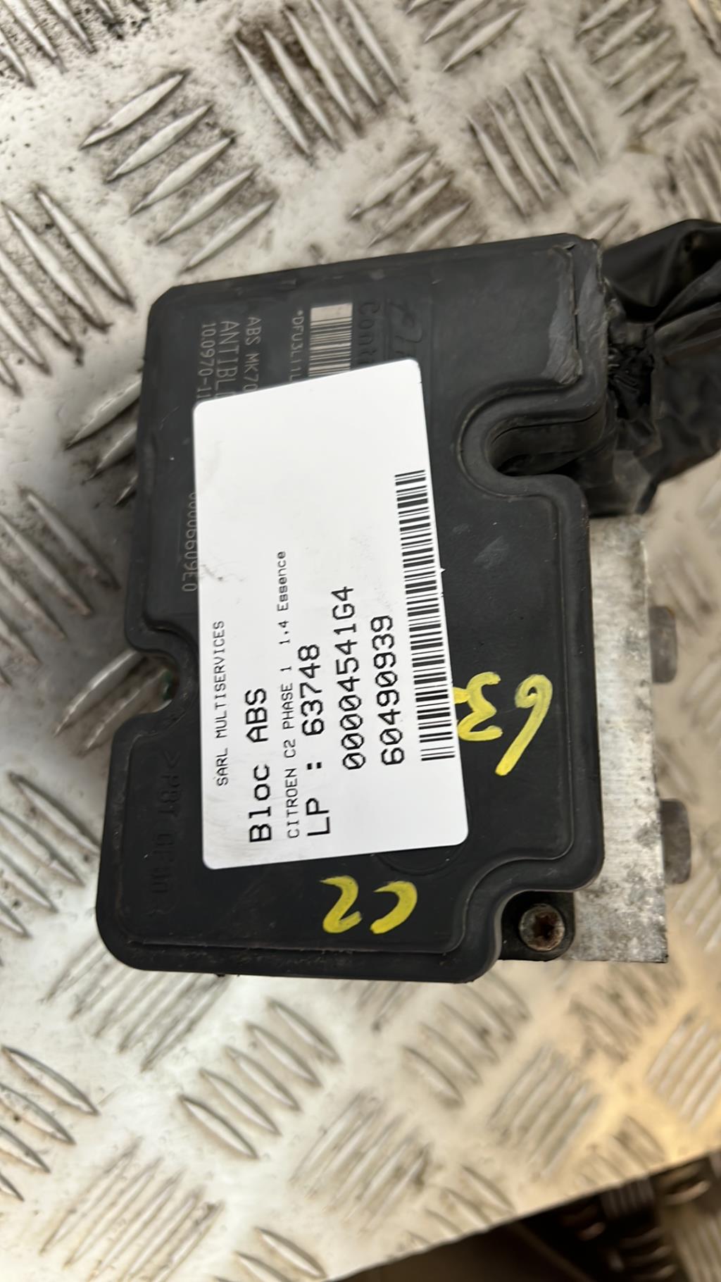 Bloc ABS (freins anti-blocage) CITROEN C2 PHASE 1 Essence - 1