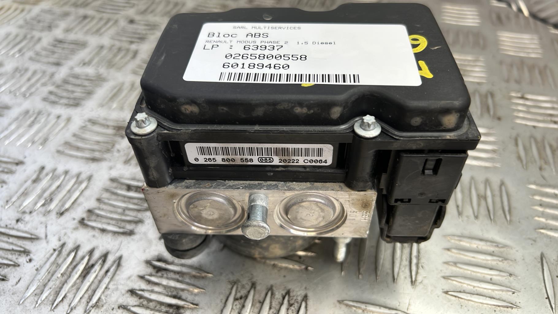 Bloc ABS (freins anti-blocage) RENAULT MODUS PHASE 2 Diesel - 1