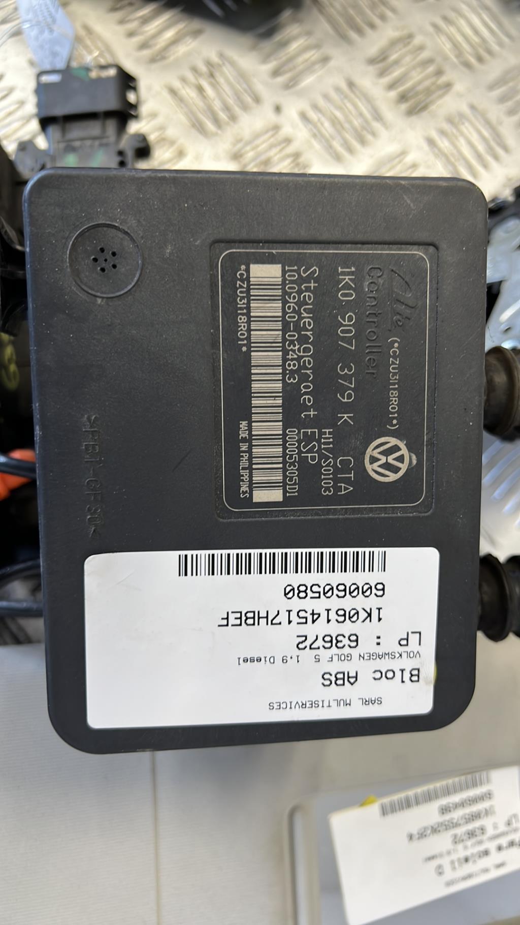 Blocco ABS (antibloccaggio freni) VOLKSWAGEN GOLF 5 Diésel - 1