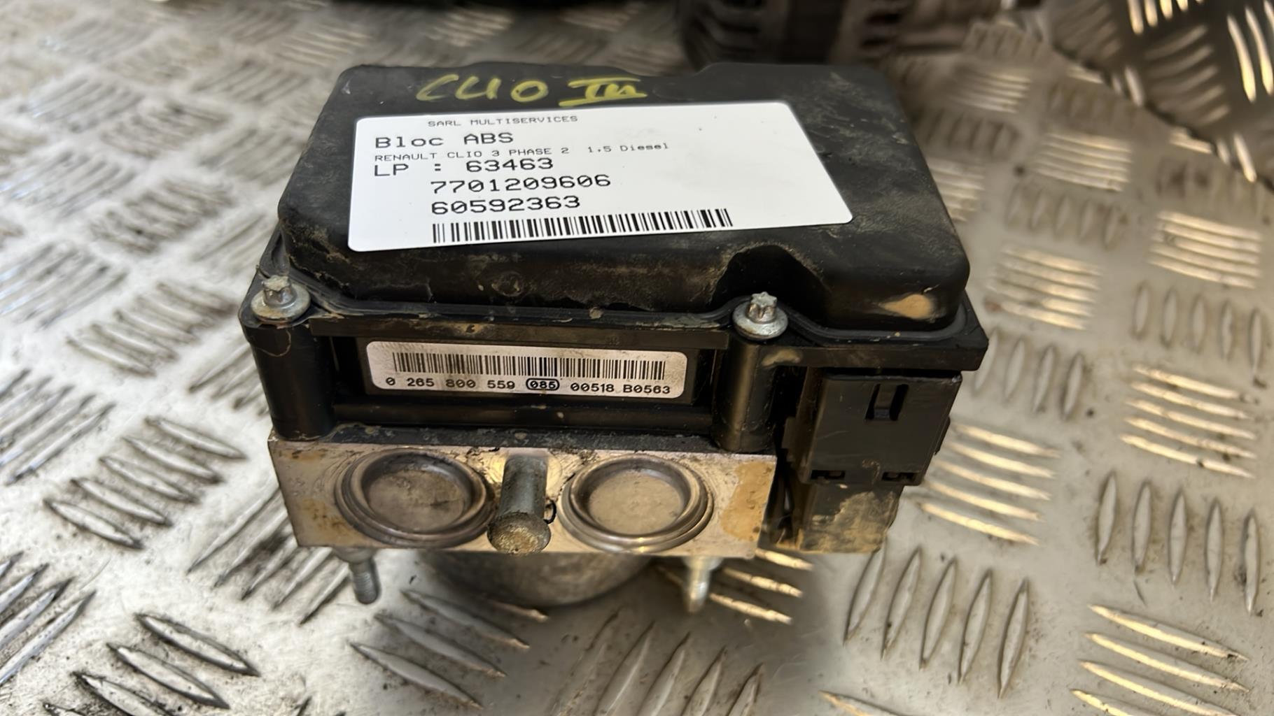 Blocco ABS (antibloccaggio freni) RENAULT CLIO 3 PHASE 2 Diésel - 1