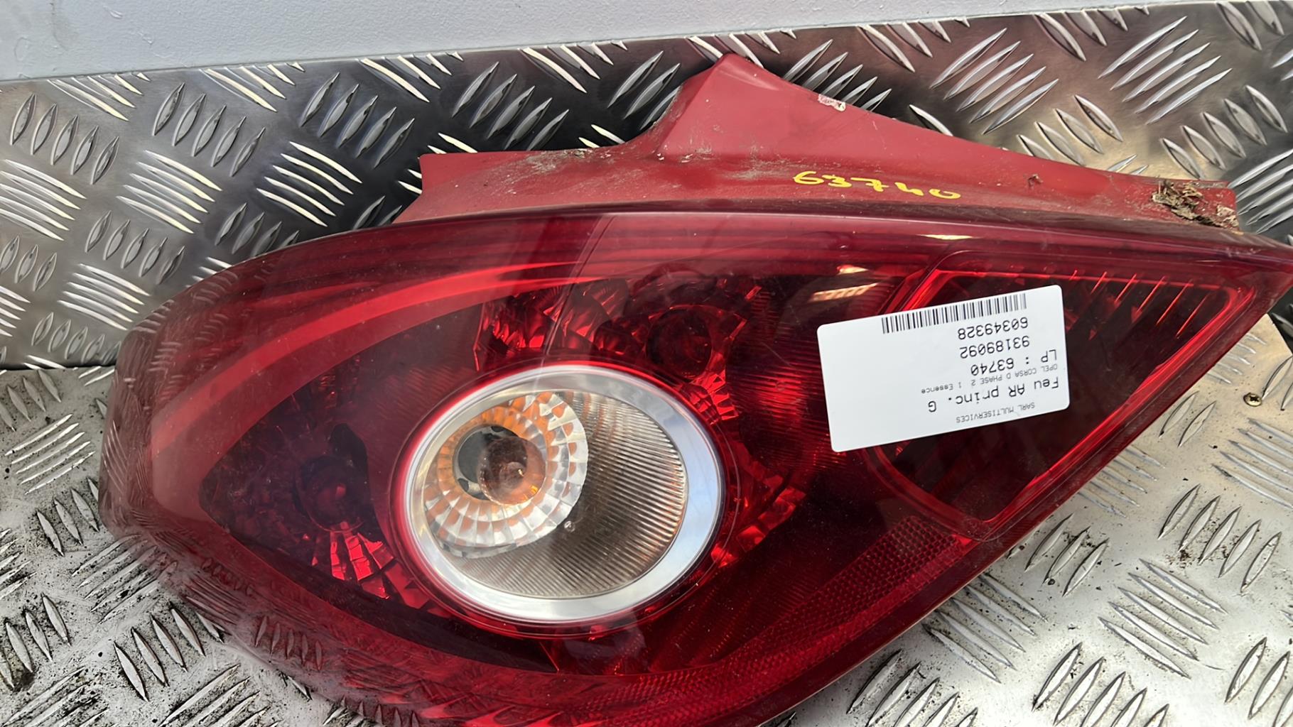 Fanale posteriore principale sinistro (luci) OPEL CORSA D PHASE 2 Gasolina - 1