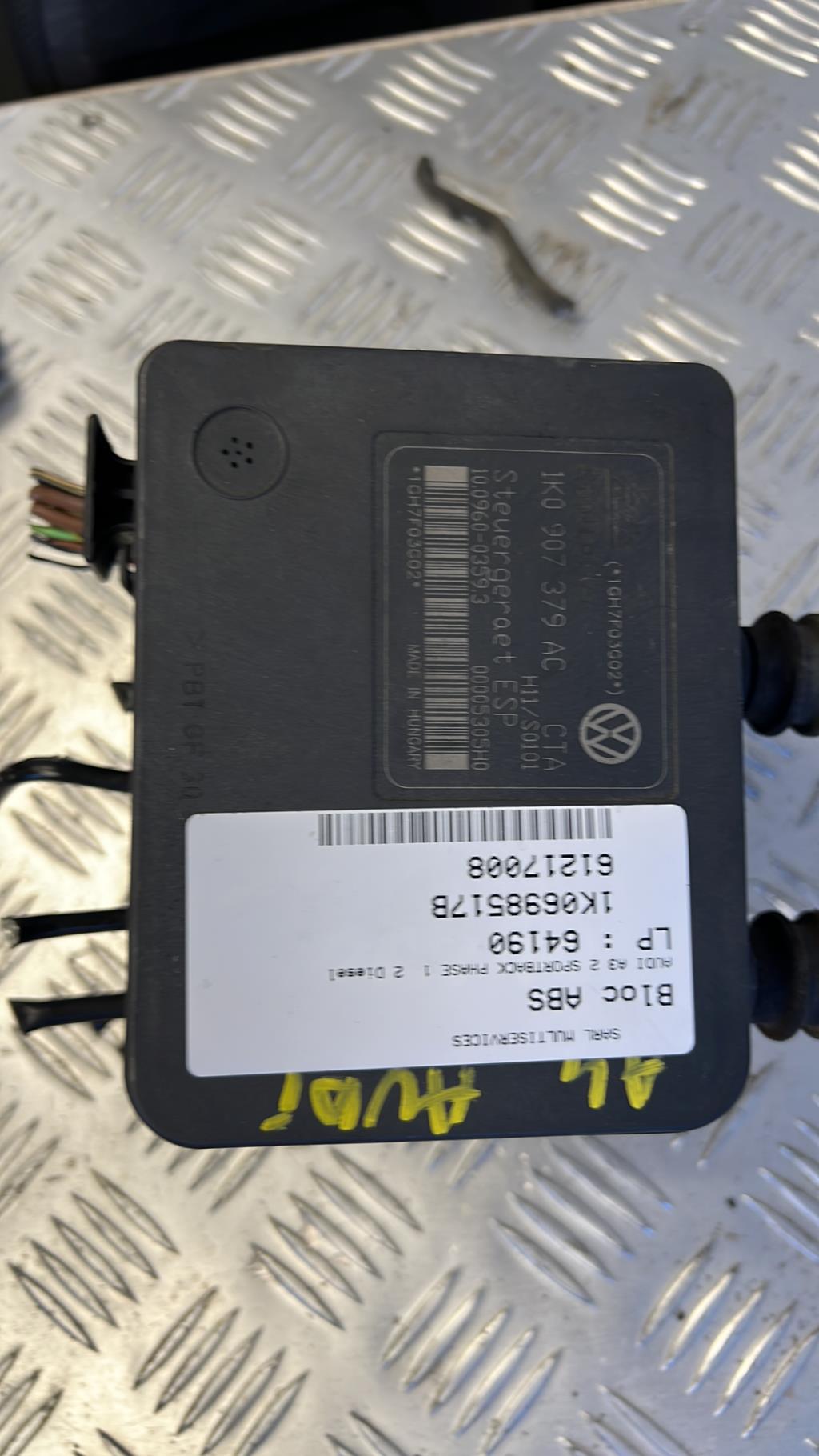 Blocco ABS (antibloccaggio freni) AUDI A3 2 SPORTBACK PHASE 1 Diésel - 1