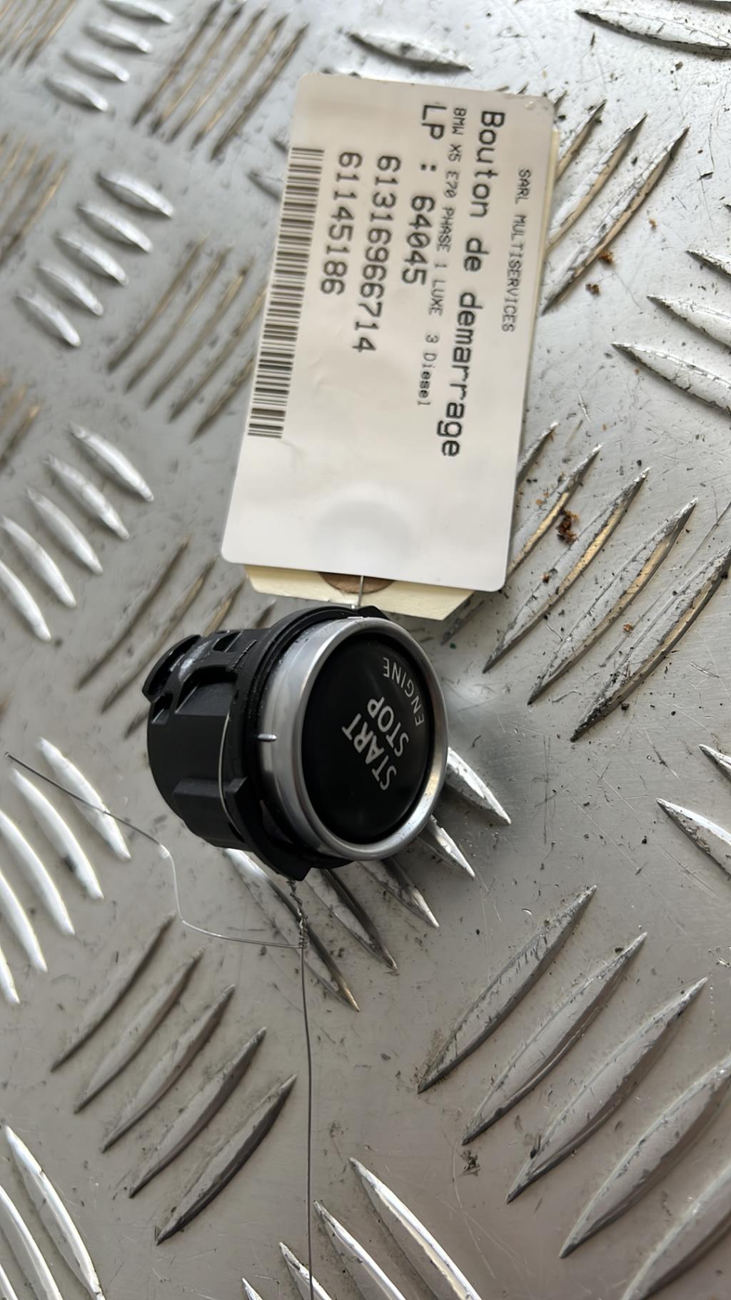 Bouton de demarrage BMW X5 E70 PHASE 2 Diesel - 1