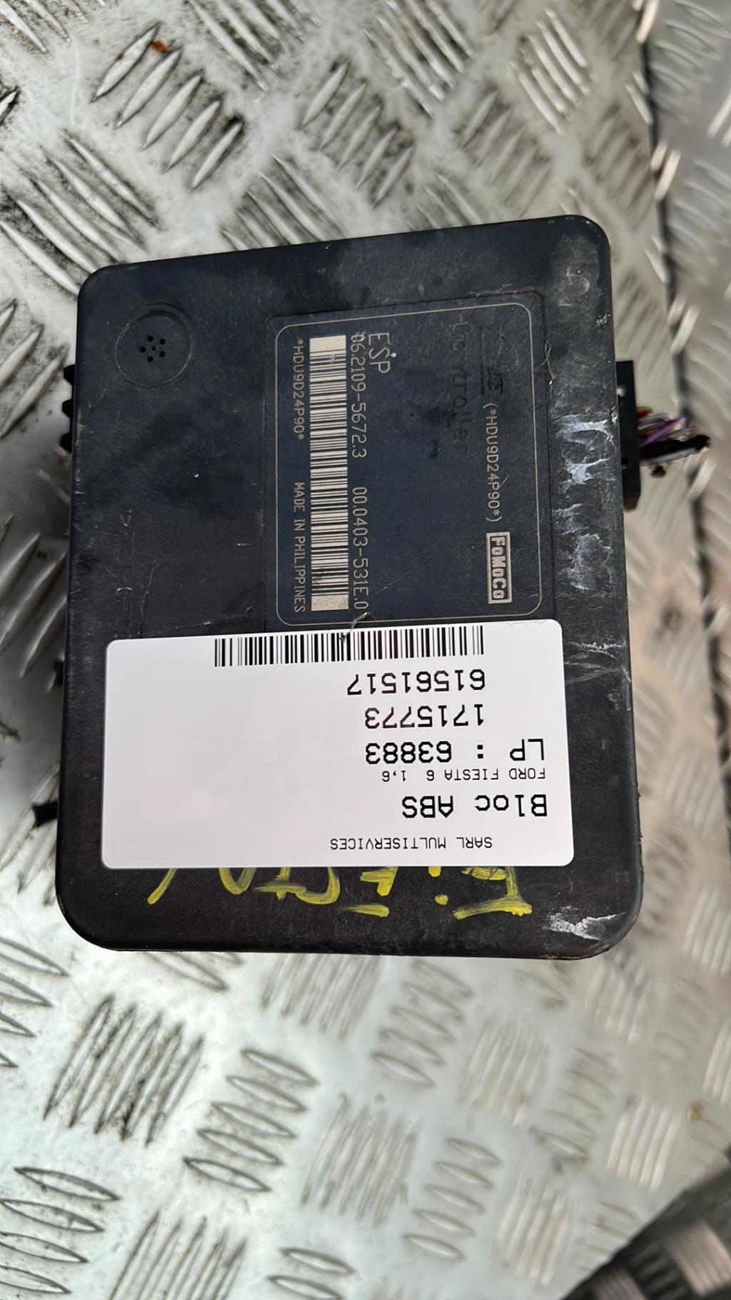 Blocco ABS (antibloccaggio freni) FORD FIESTA 6 PHASE 1 Diésel - 1