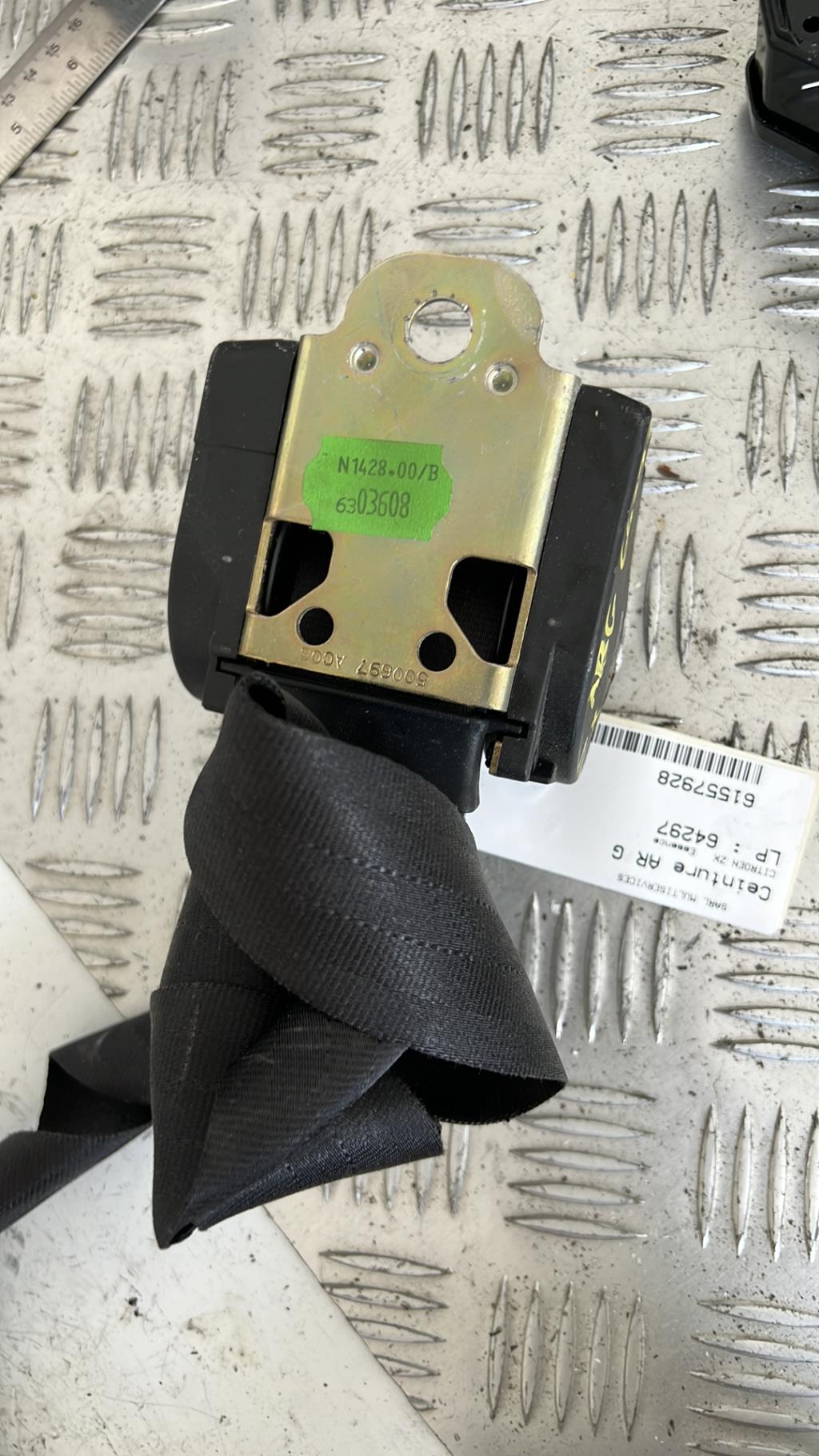 Cintura di sicurezza posteriore sinistra CITROEN ZX PHASE 2  - 1