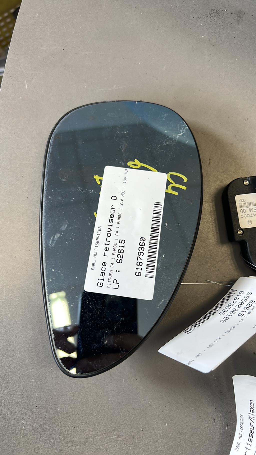 Vetro specchietto retrovisore destro CITROEN C4 1 PHASE 1 Diésel - 1