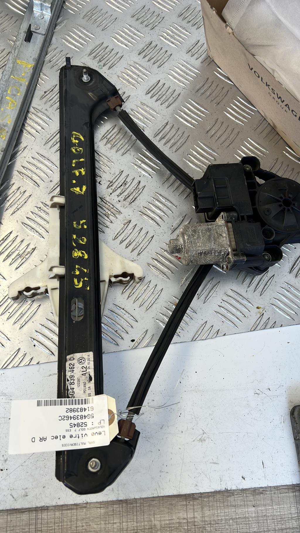 Alzacristalli elettrico posteriore destro VOLKSWAGEN GOLF 7 PHASE 1  - 1