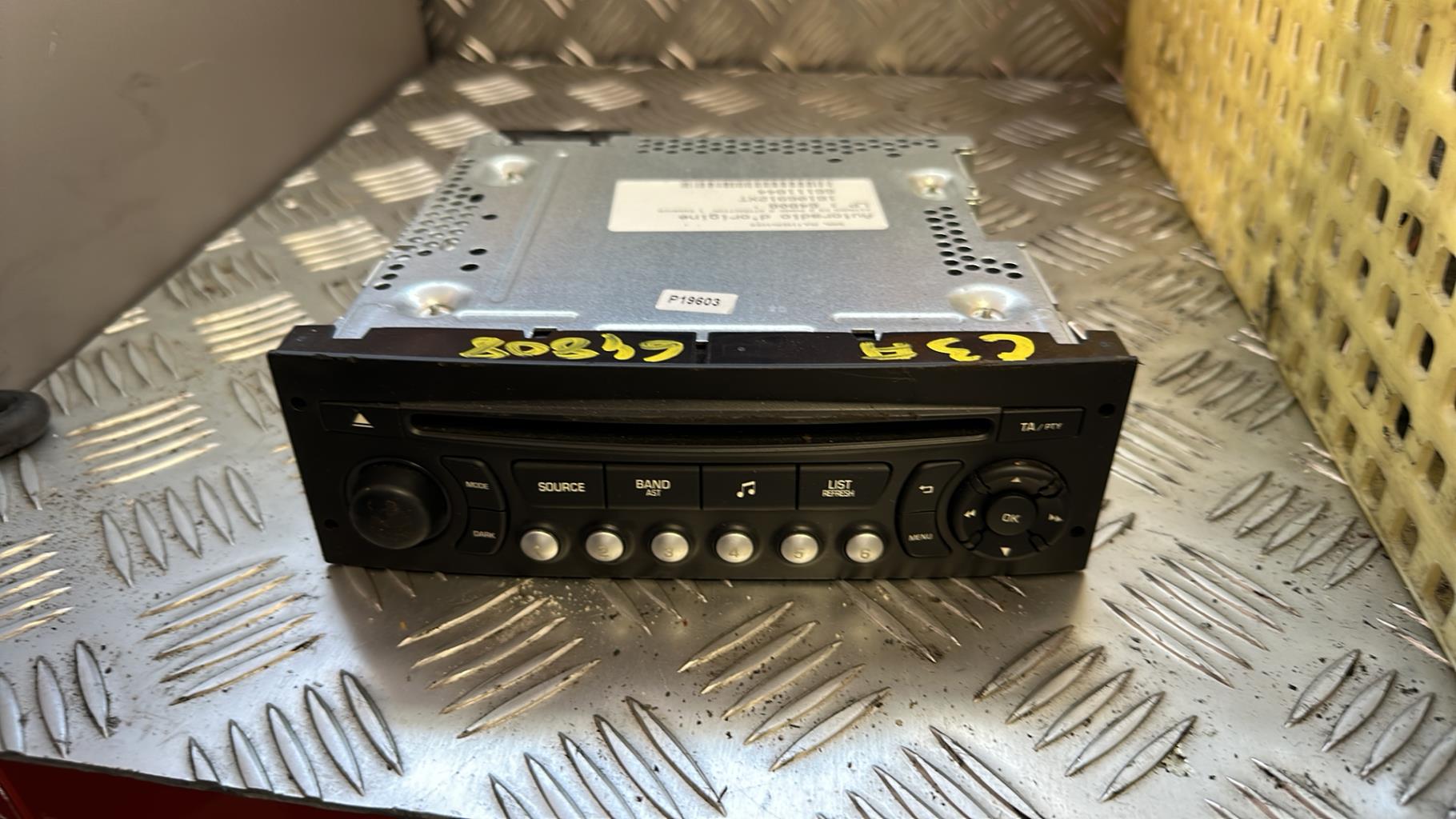 Autoradio originale CITROEN C3 2 PHASE 2 Gasolina - 1