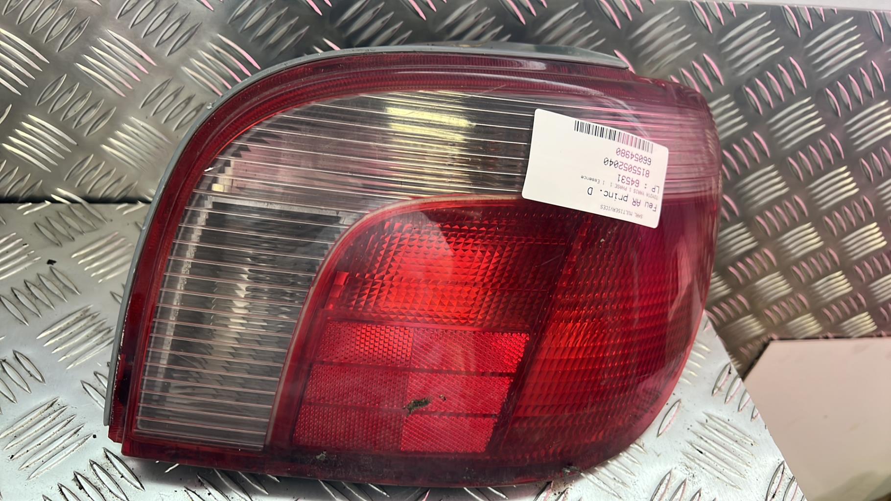 Fanale posteriore principale destro (luci) TOYOTA YARIS 1 PHASE 1 Gasolina - 1