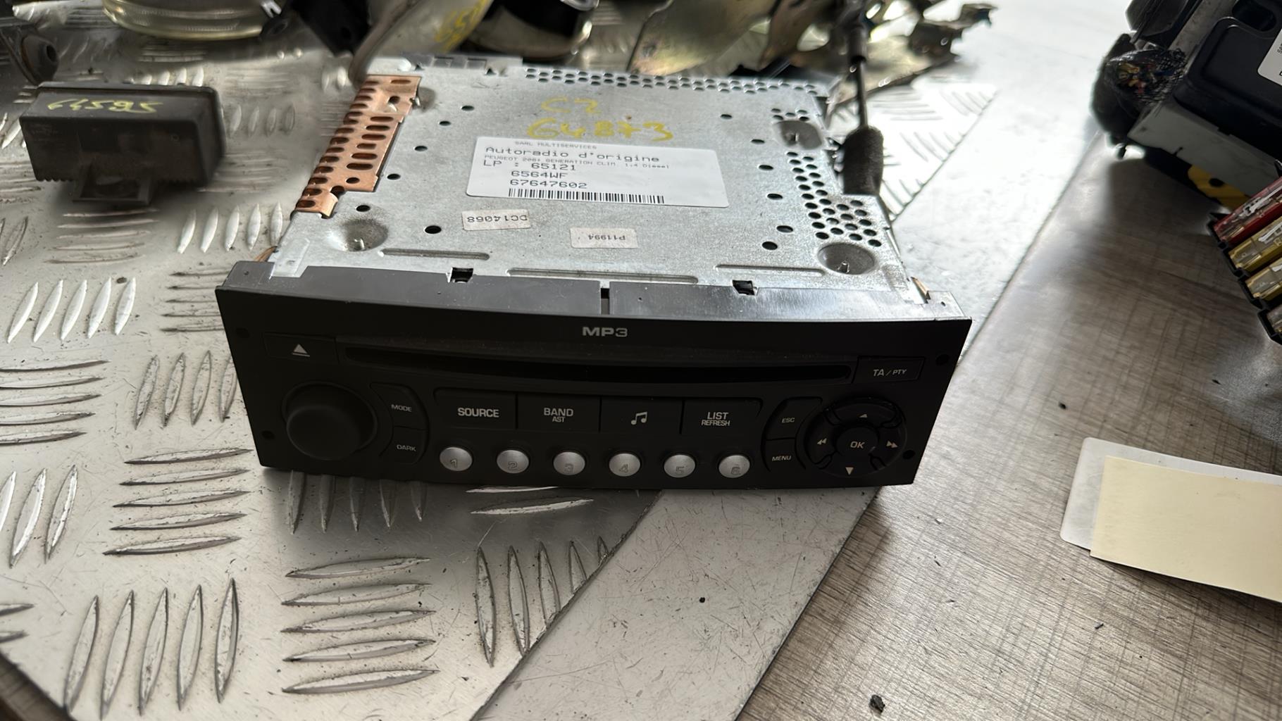 Autoradio originale PEUGEOT 206+ Diésel - 1